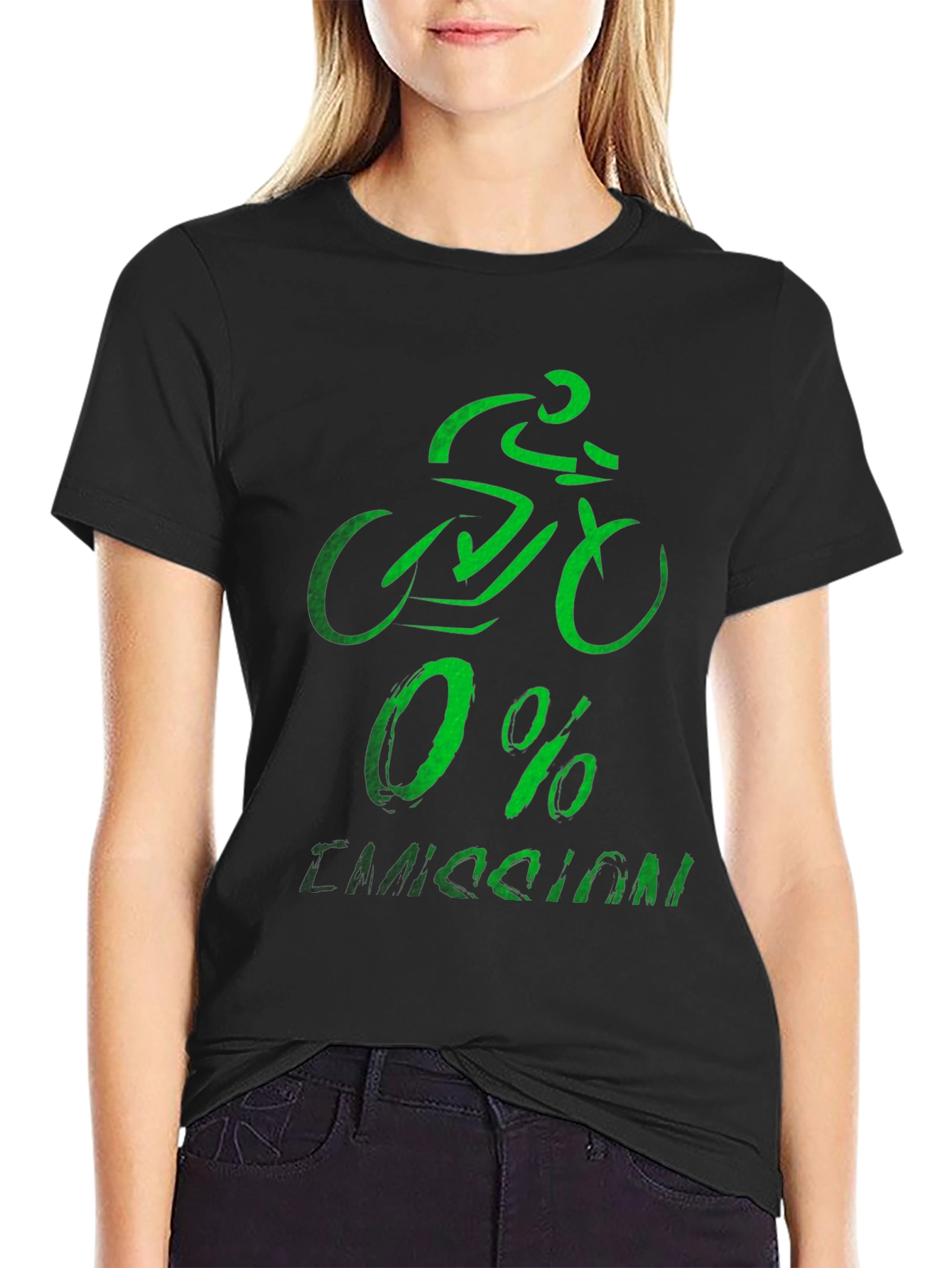 Eco-Friendly 0% Emission Cyclist T-Shirt