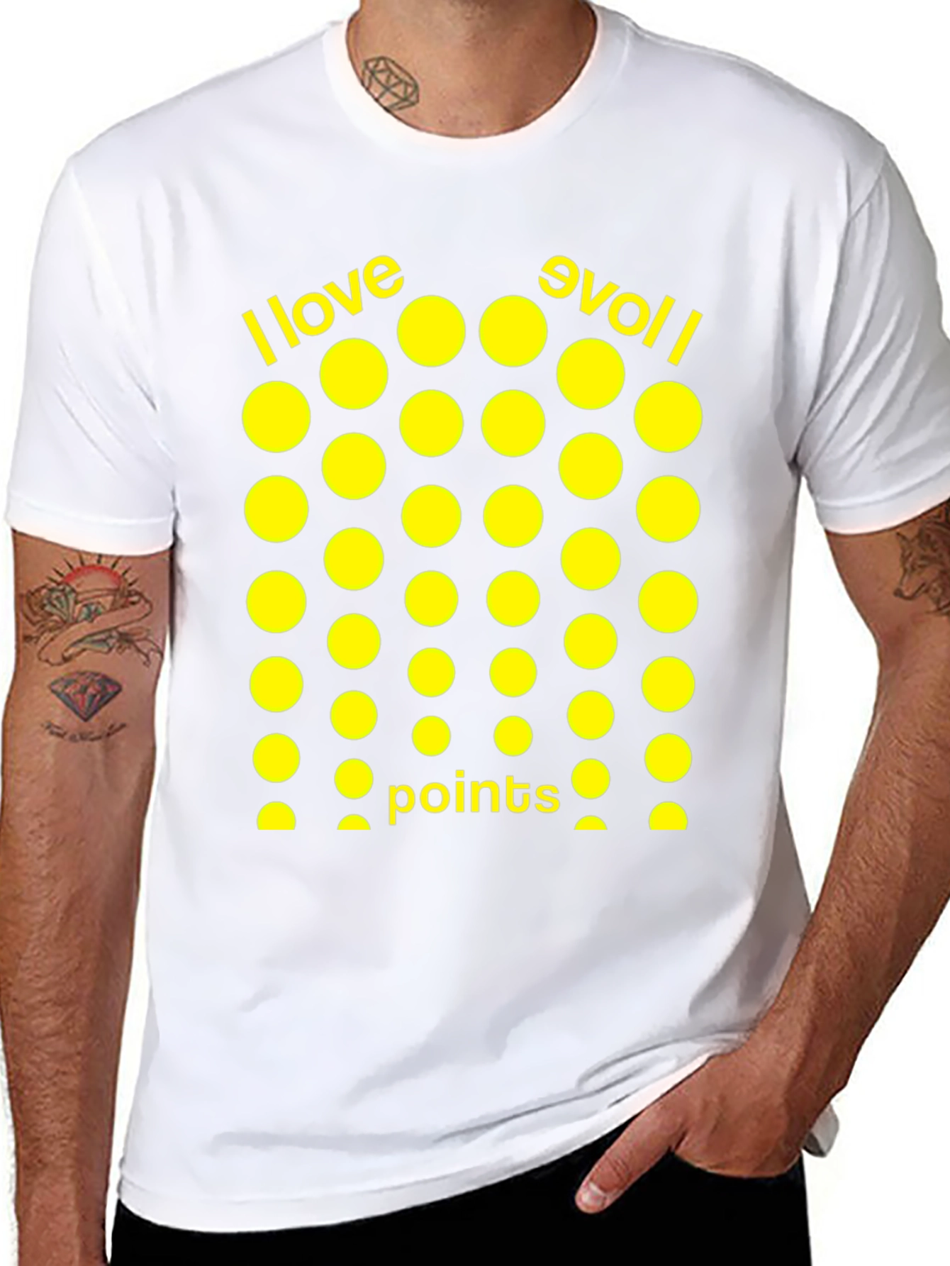 I Love Points Graphic T-Shirt