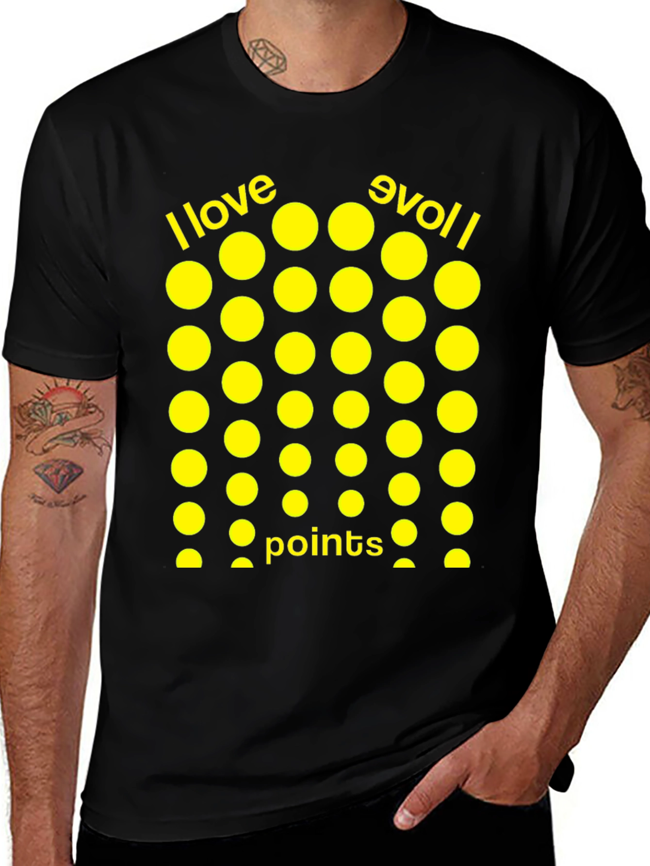 I Love Points Graphic T-Shirt