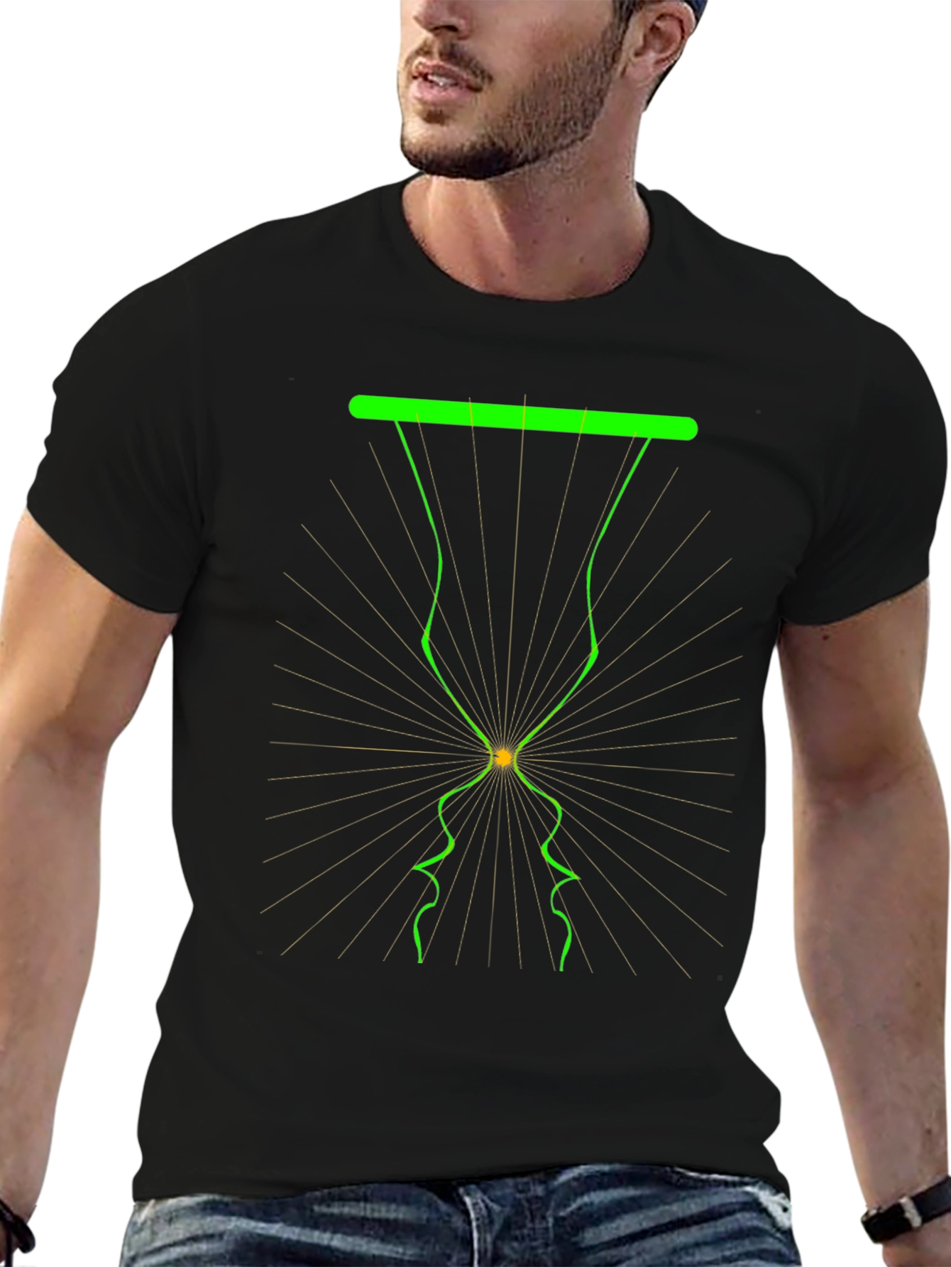 Abstract Graphic Tee - Modern Art Shirt
