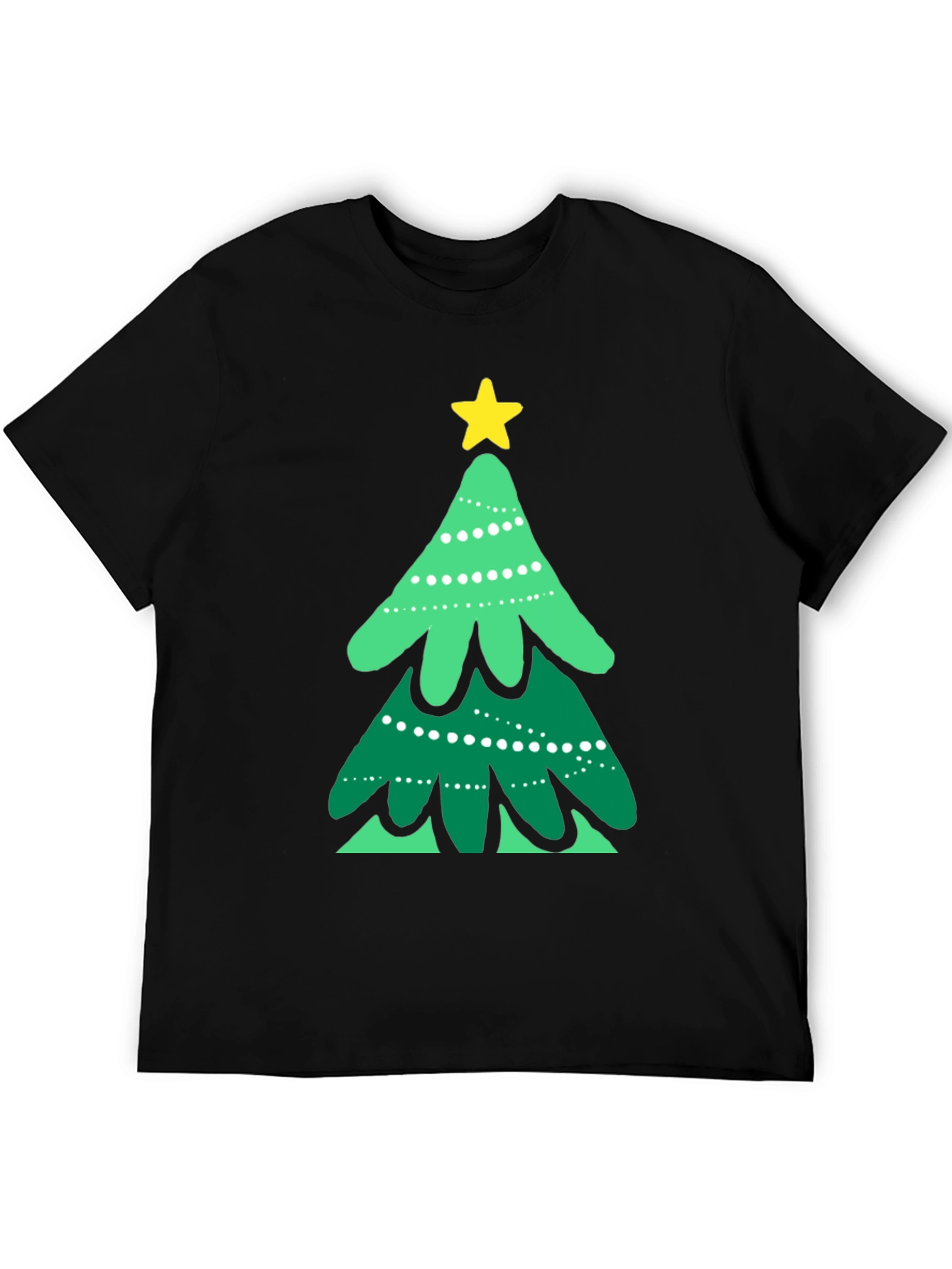 Festive Christmas Tree Graphic Tee