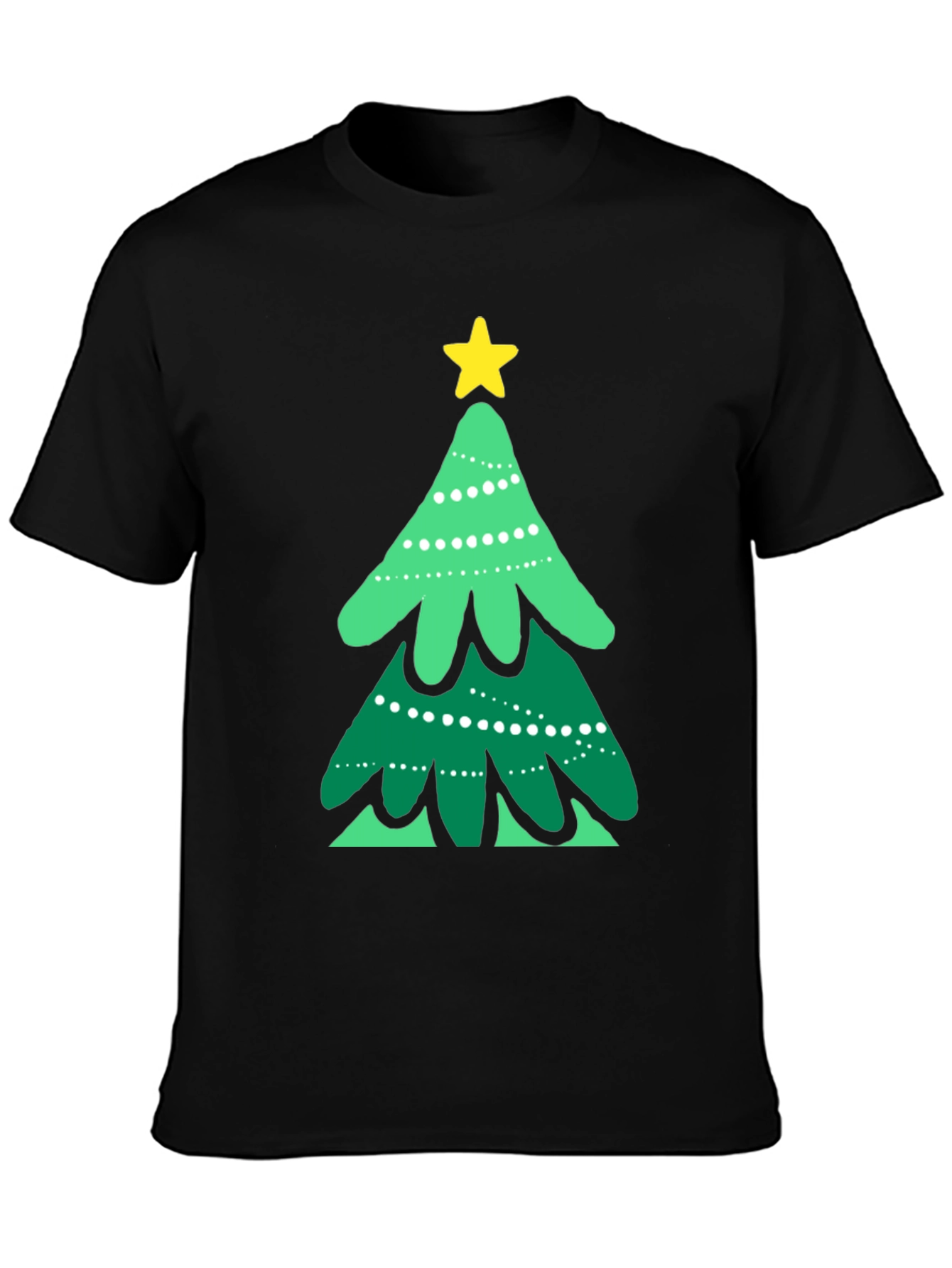 Festive Christmas Tree Graphic Tee