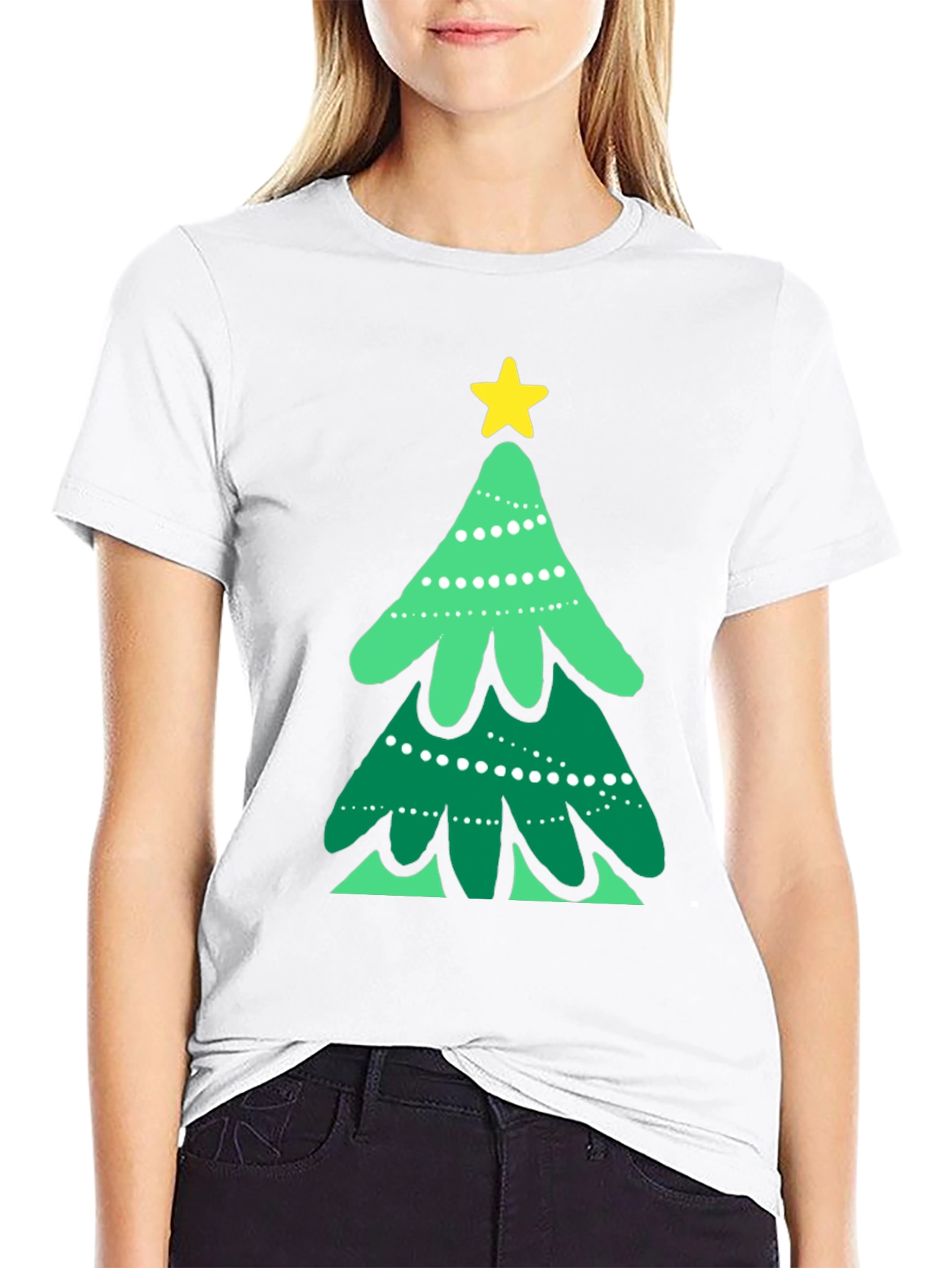 Festive Christmas Tree Graphic Tee