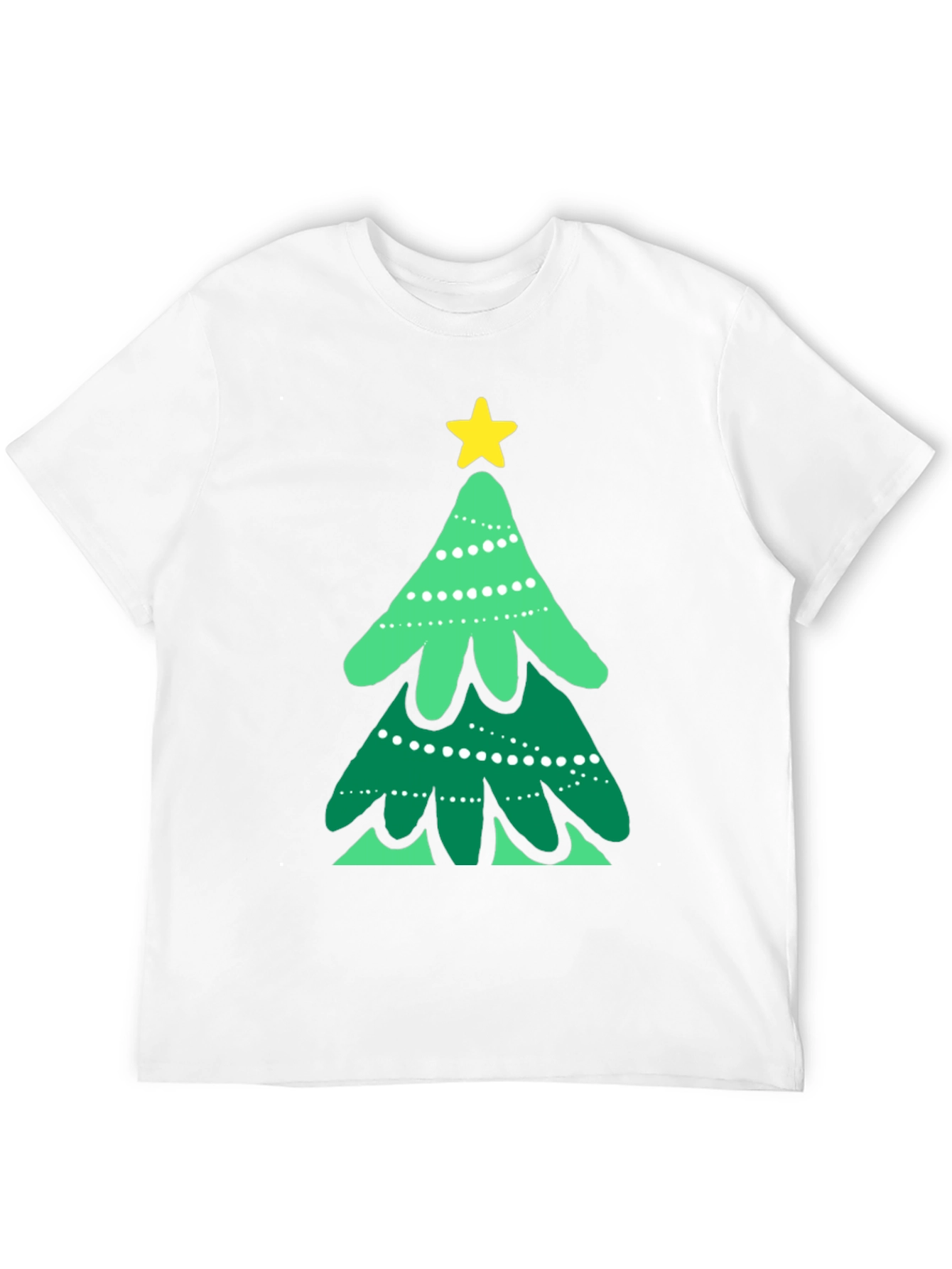 Festive Christmas Tree Graphic Tee