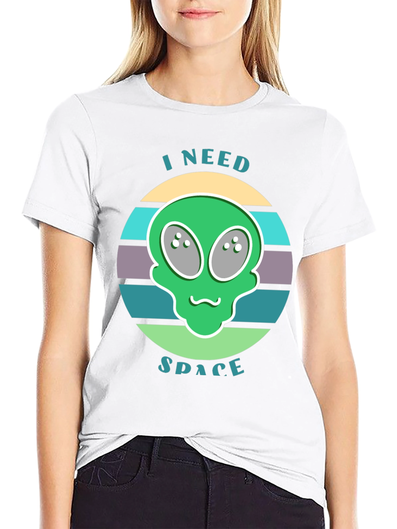 I Need Space Alien Graphic T-Shirt
