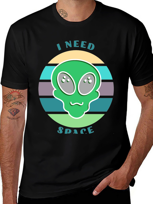 I Need Space Alien Graphic T-Shirt