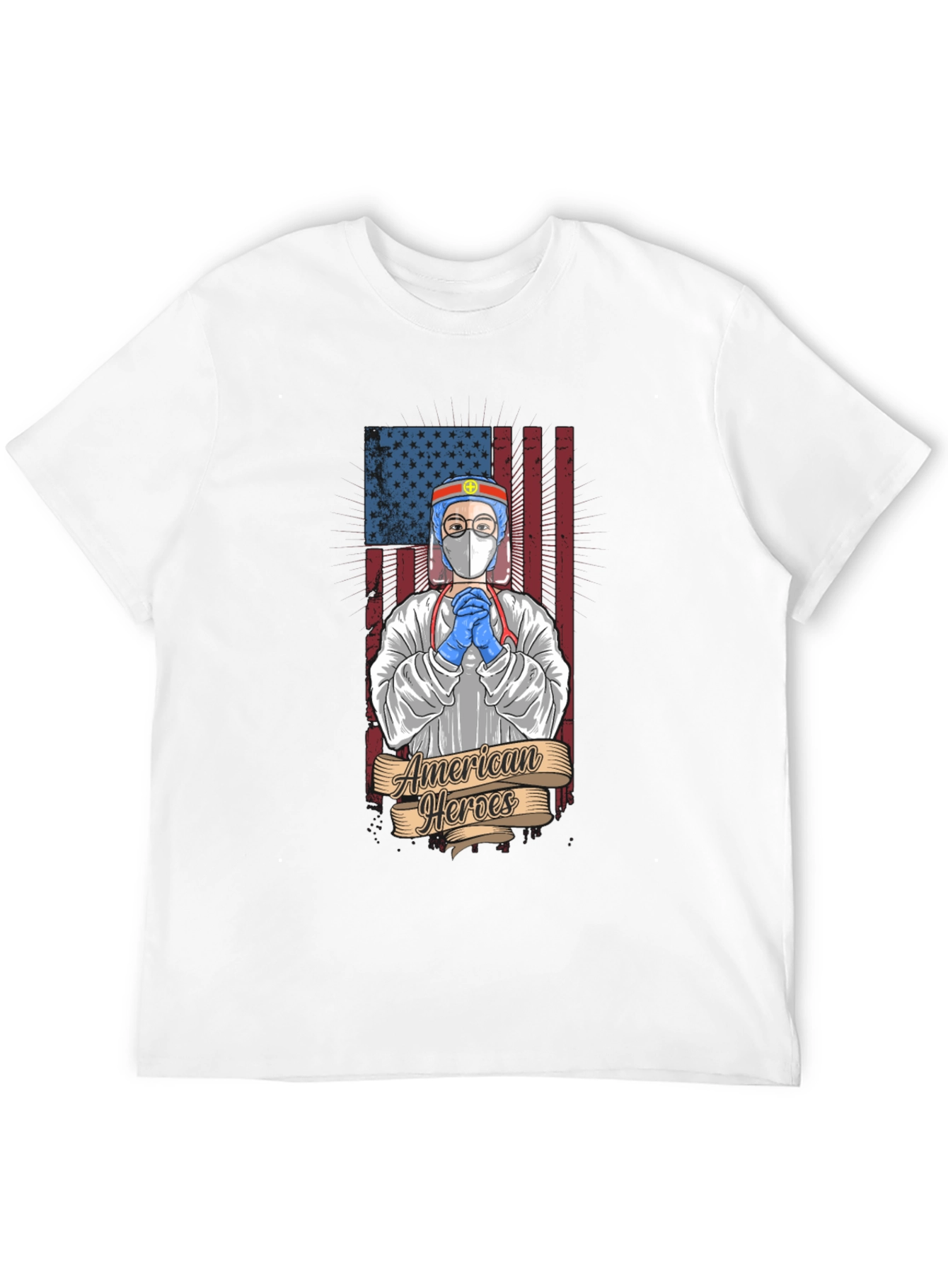 American Heroes T-Shirt - Patriotic Healthcare Design