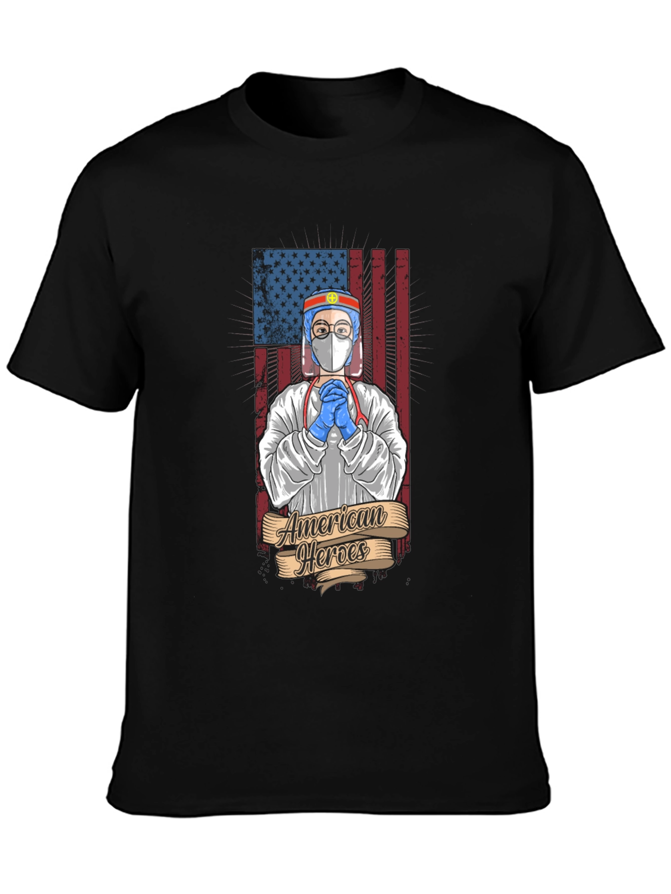 American Heroes T-Shirt - Patriotic Healthcare Design