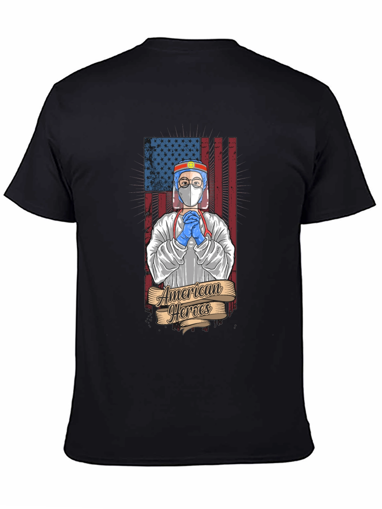 American Heroes T-Shirt - Patriotic Healthcare Design