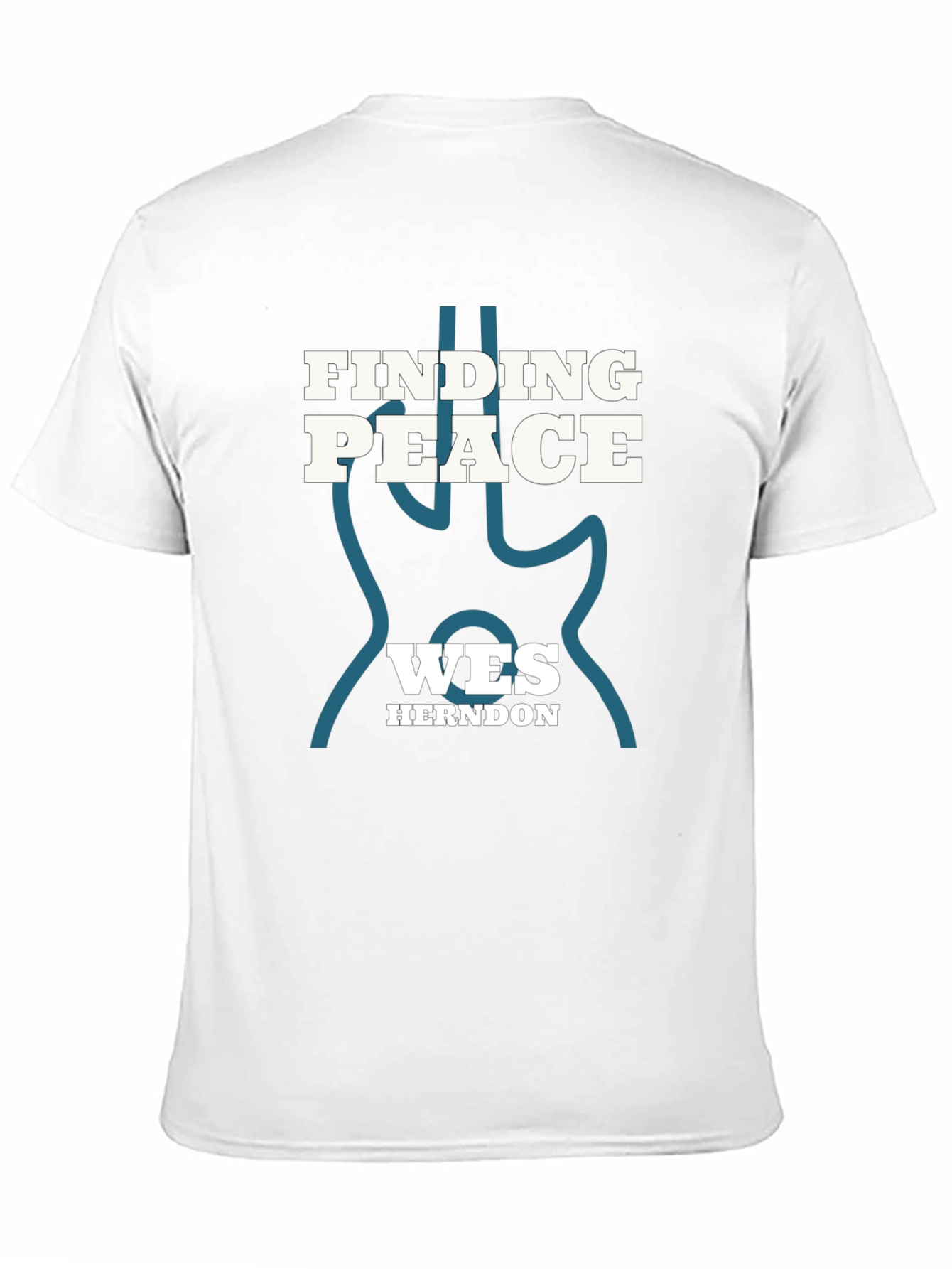 Finding Peace Wes Herndon Black Tee
