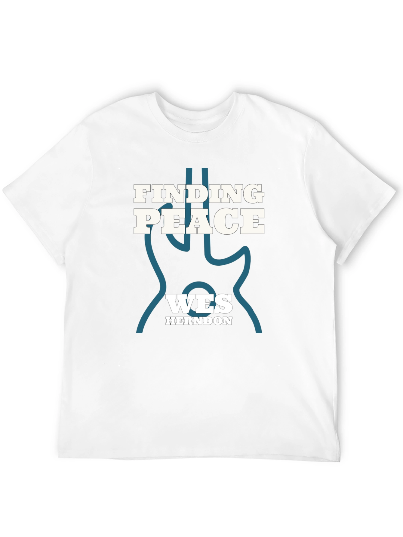 Finding Peace Wes Herndon Black Tee