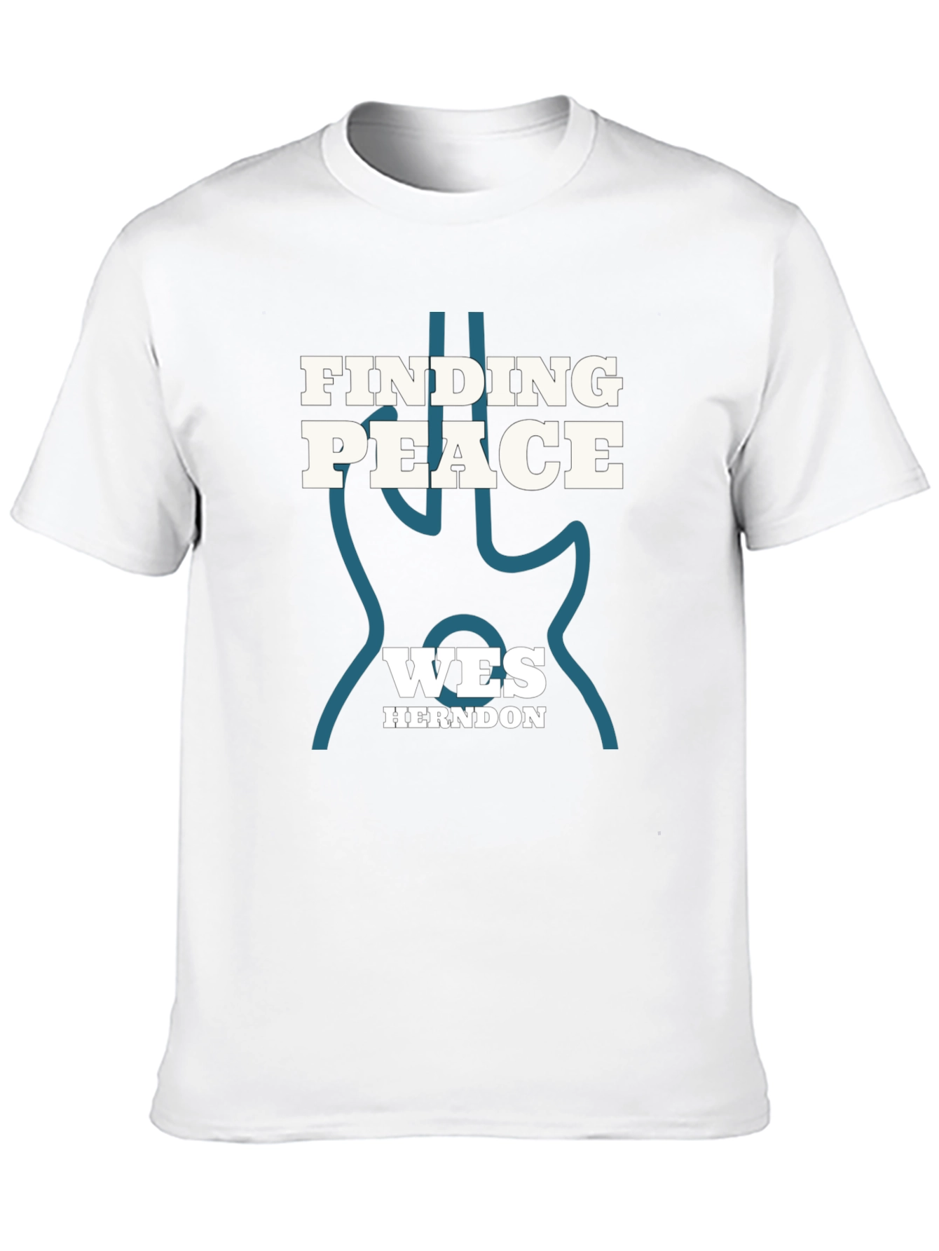 Finding Peace Wes Herndon Black Tee