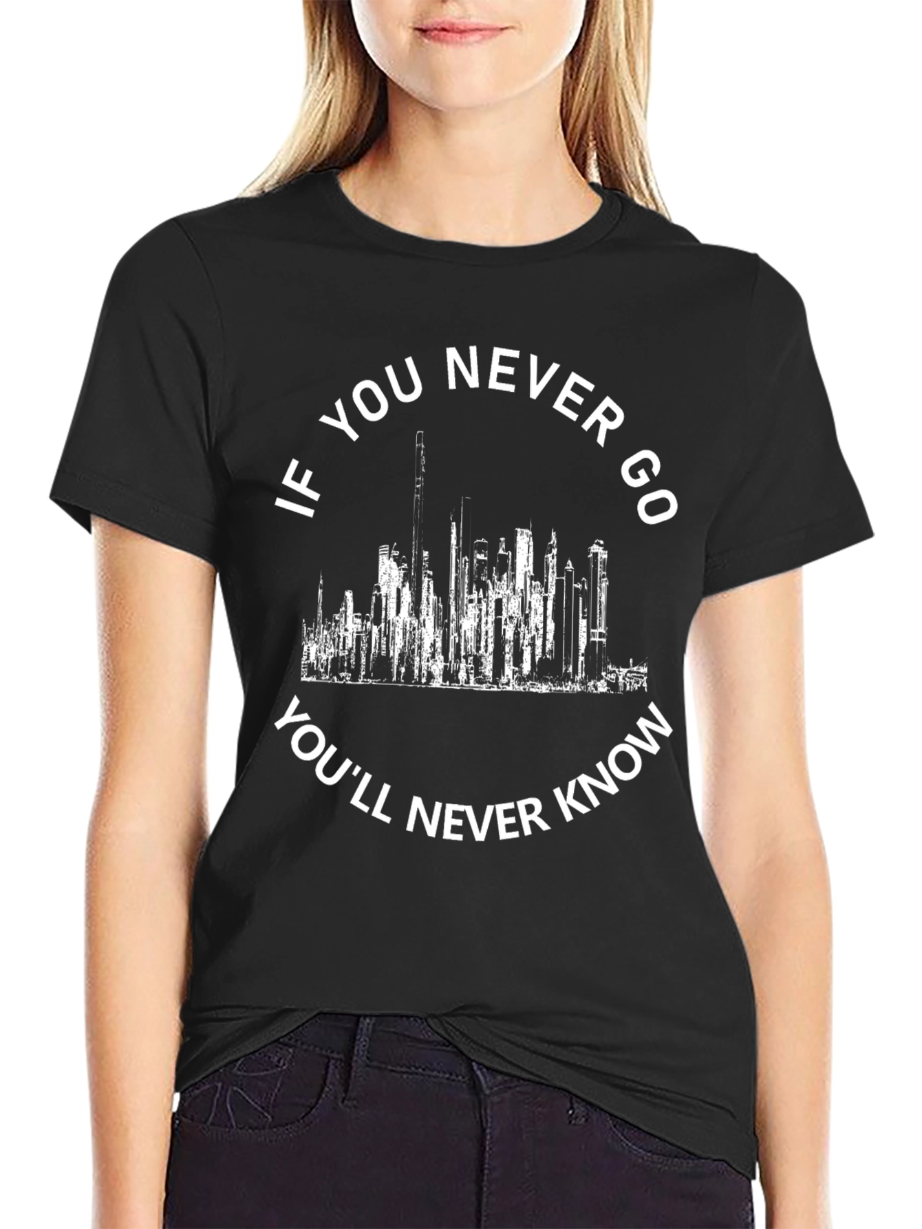 If You Never Go Black Graphic T-Shirt