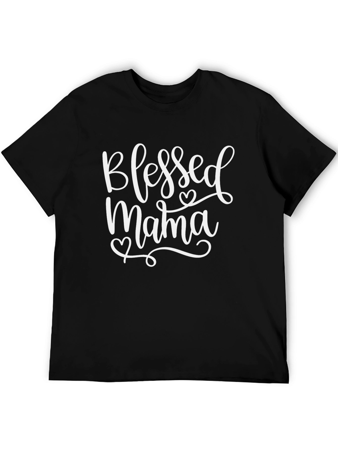 Blessed Mama Graphic Tee - Cute Mom Shirt