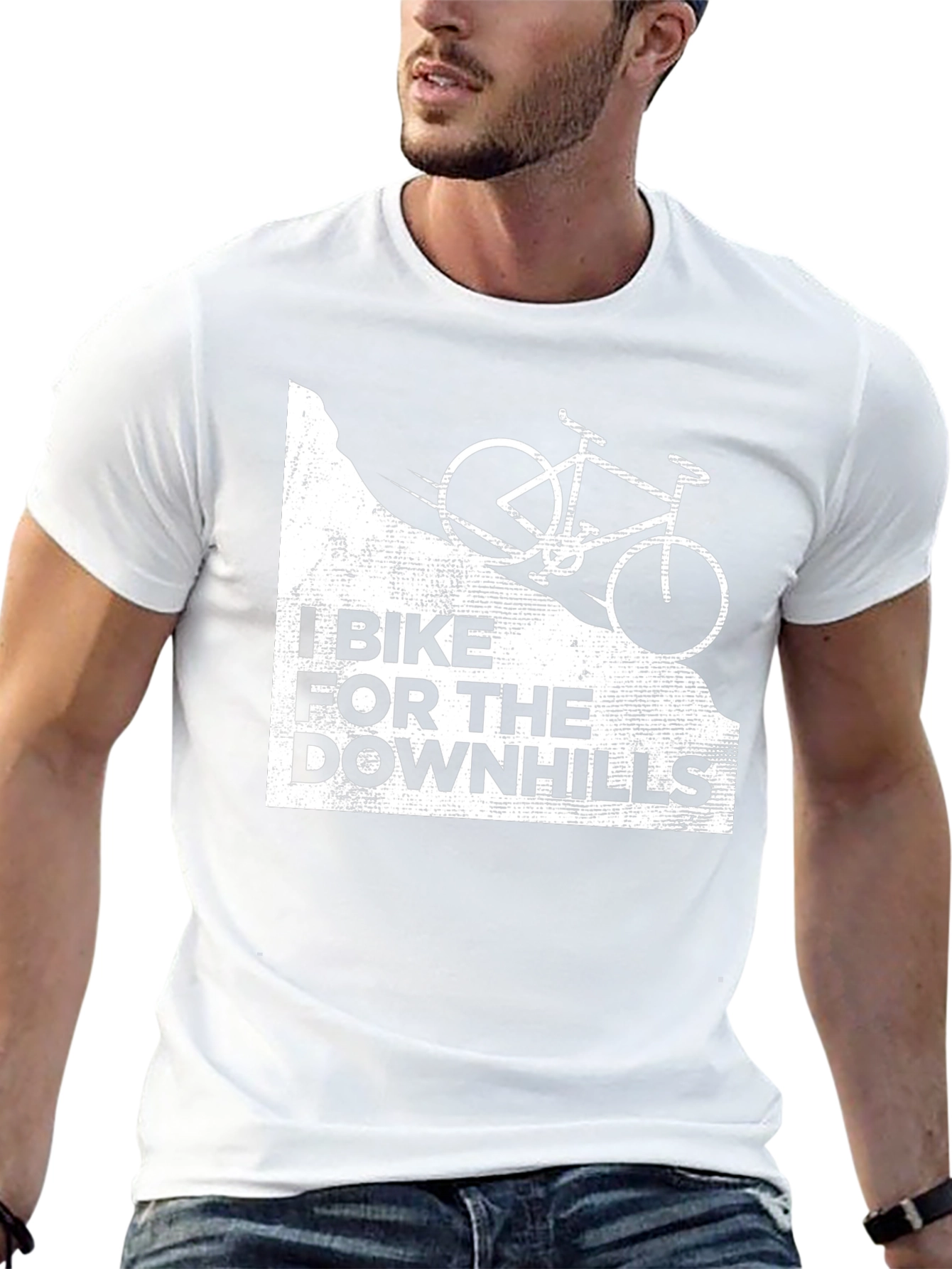 Bike for the Downhills Graphic Tee