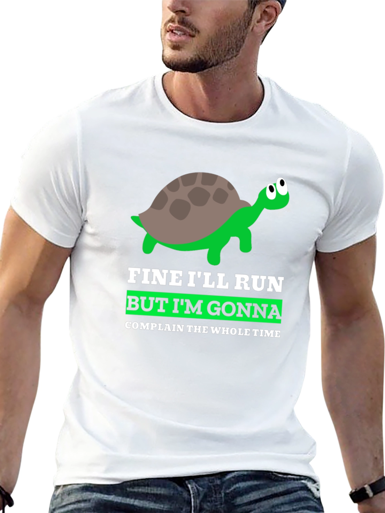 Funny Turtle Running T-Shirt
