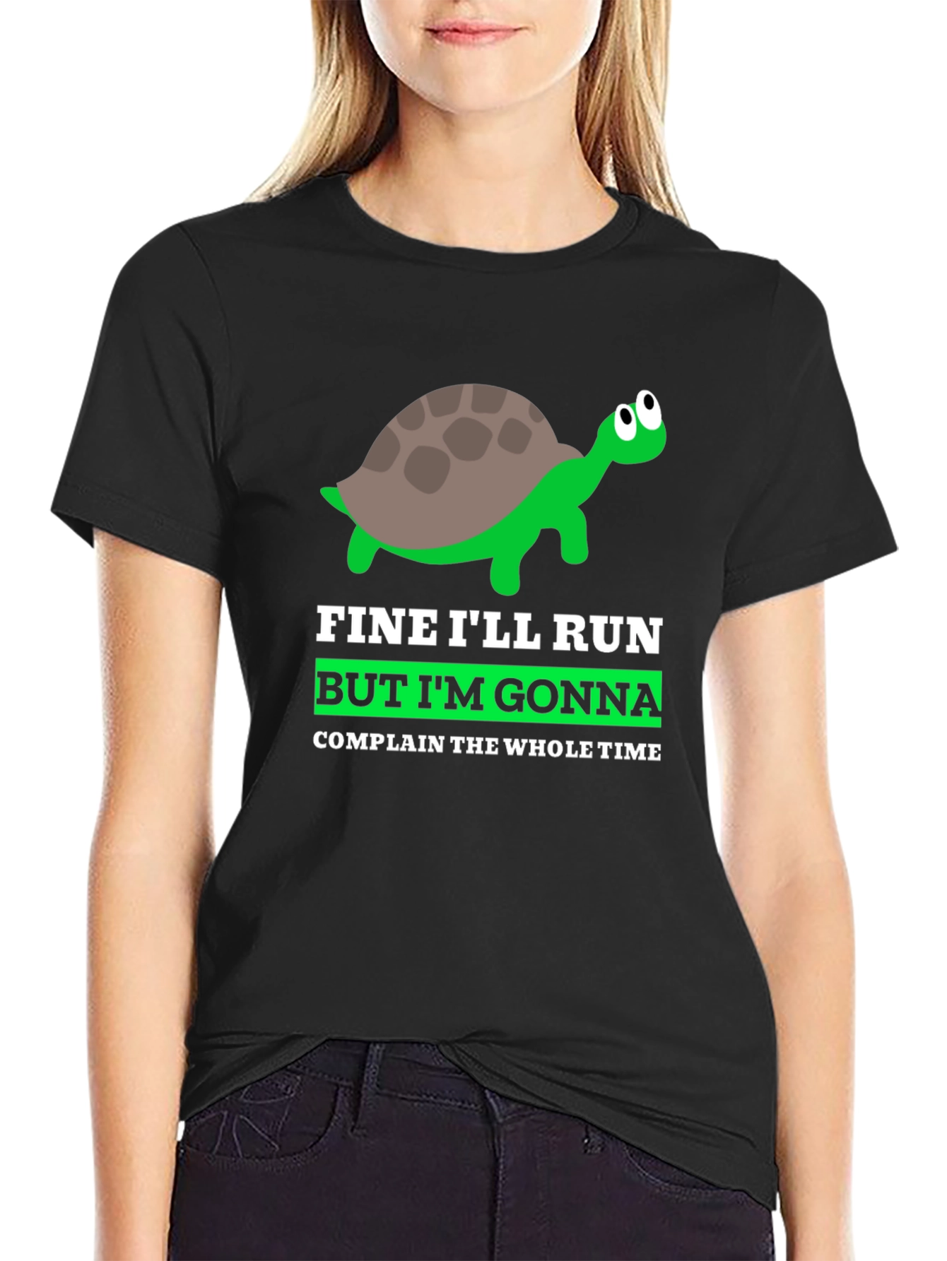 Funny Turtle Running T-Shirt