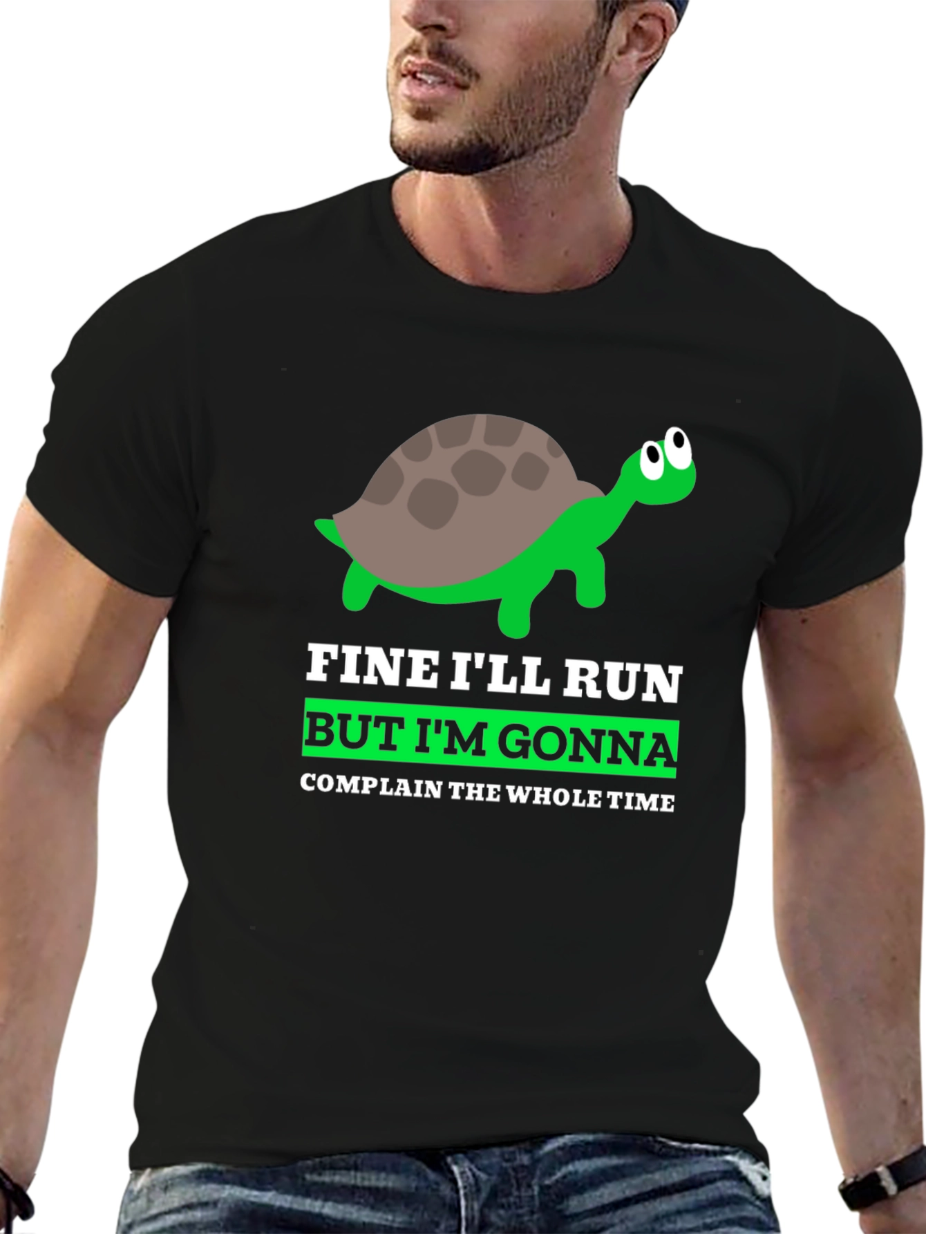 Funny Turtle Running T-Shirt