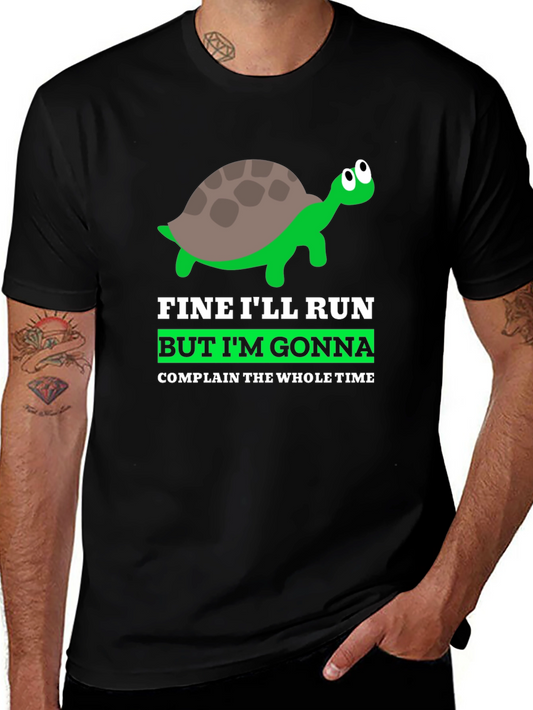 Funny Turtle Running T-Shirt