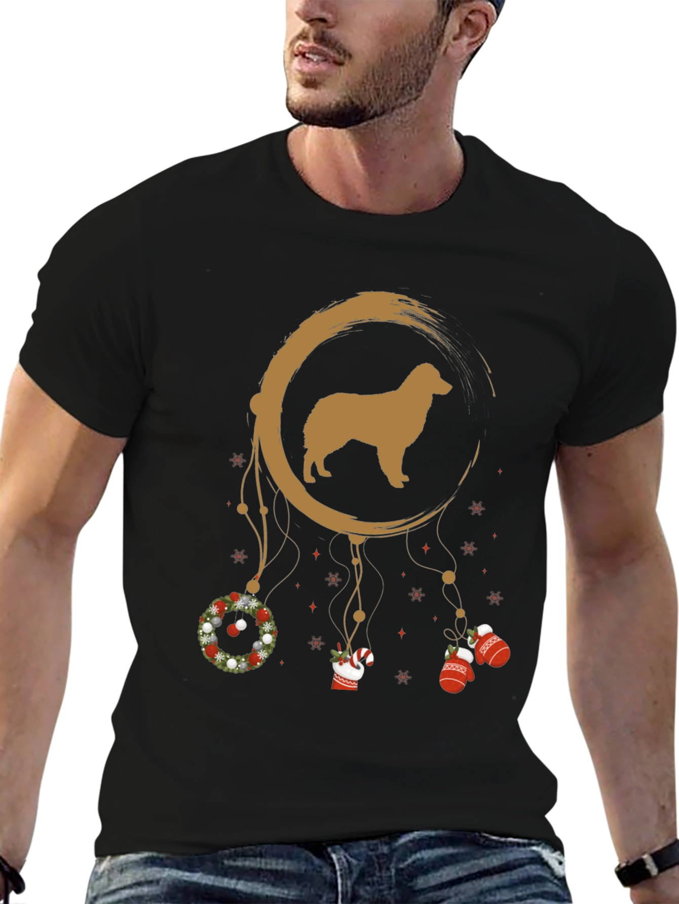 Dog Dream Catcher Christmas T-Shirt