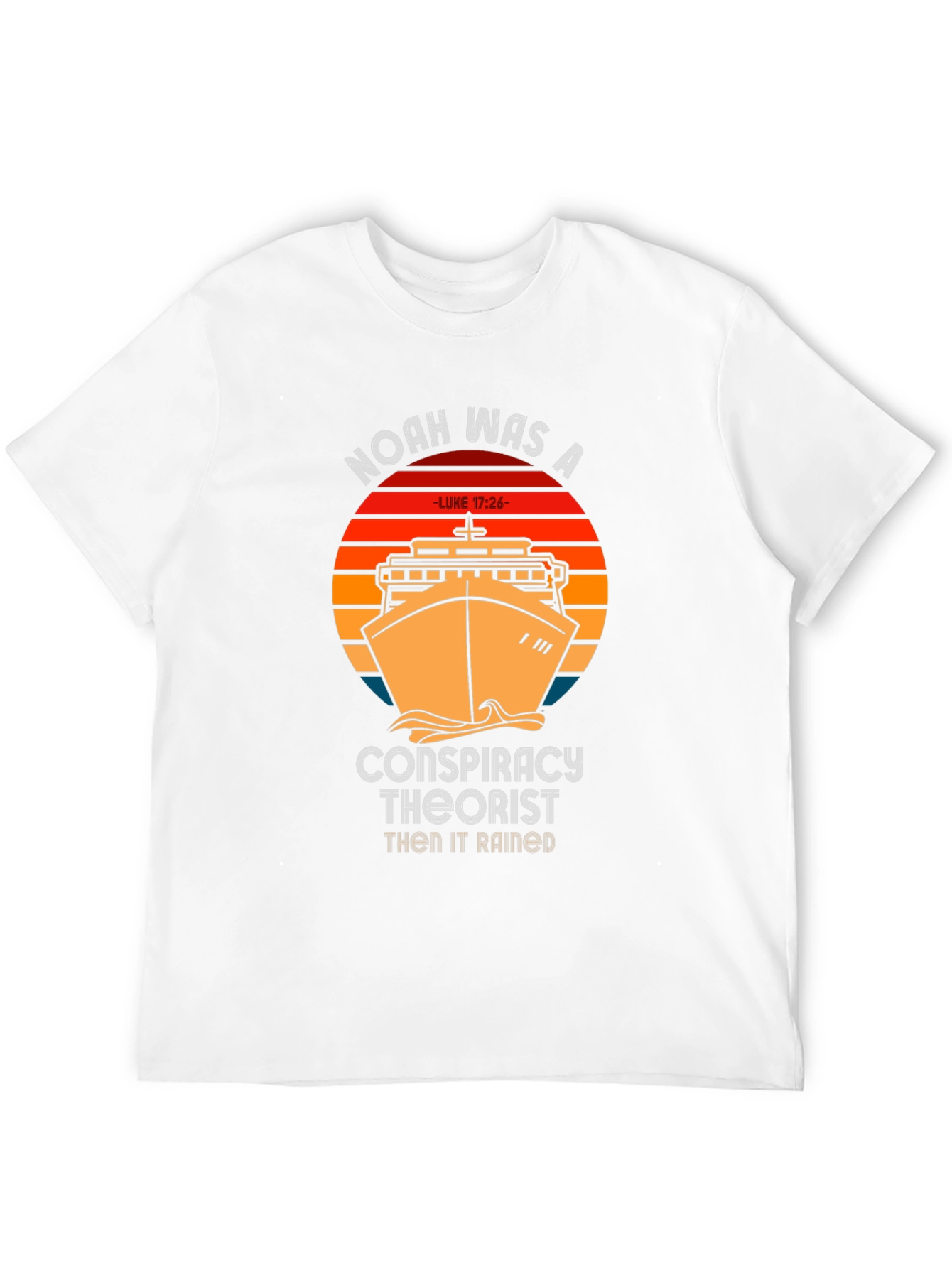 Noah Conspiracy Theorist T-Shirt - Mens Black Tee