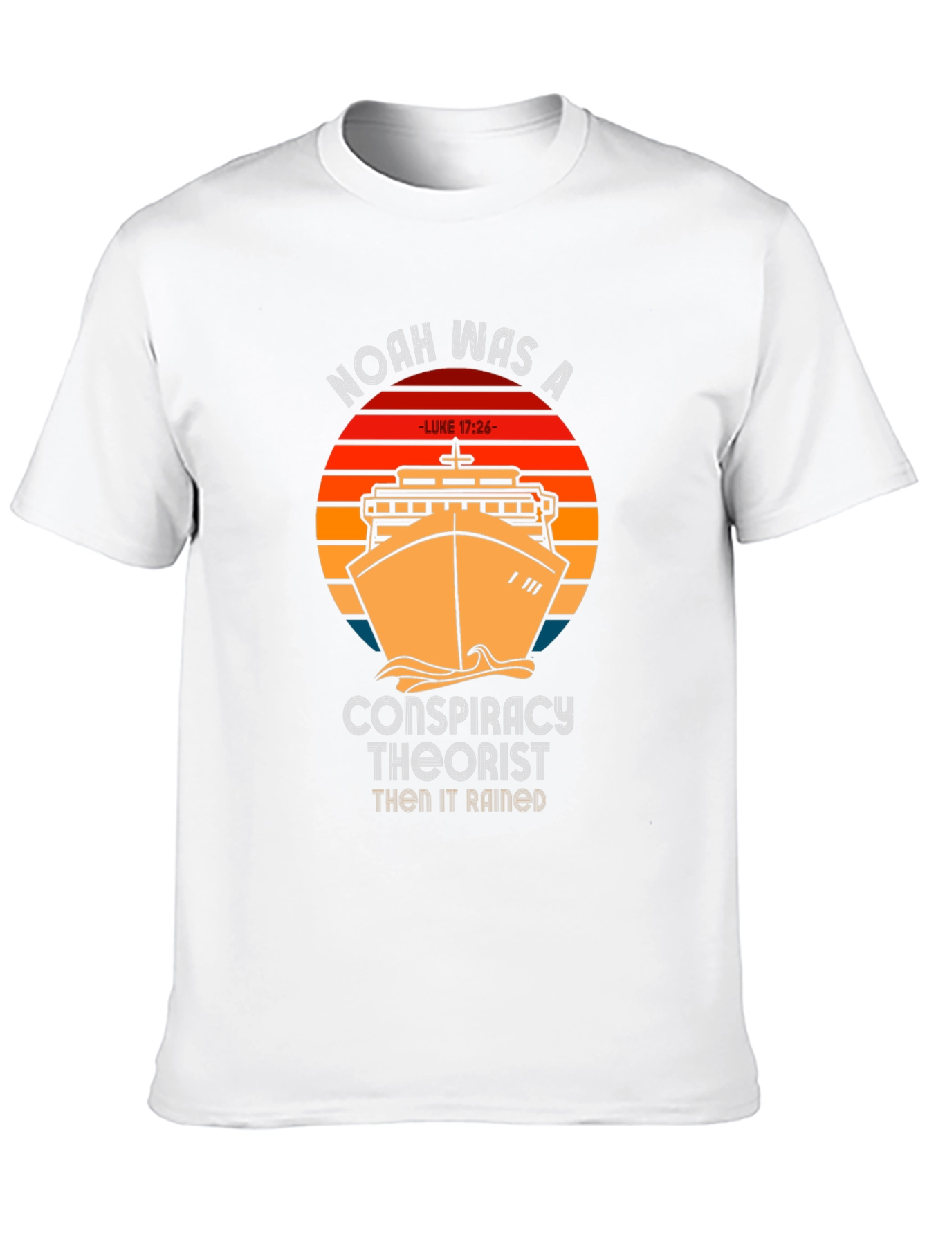 Noah Conspiracy Theorist T-Shirt - Mens Black Tee