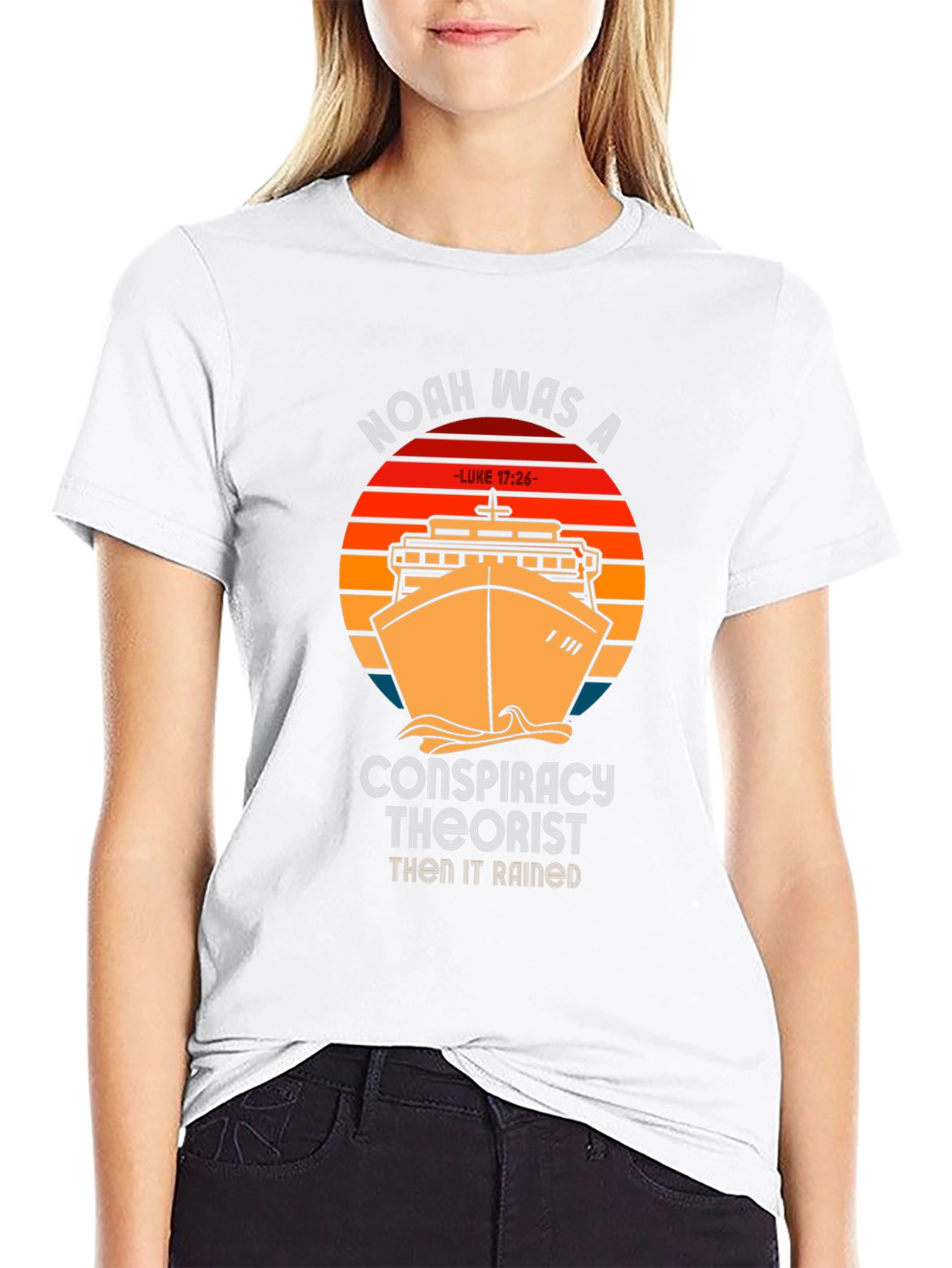 Noah Conspiracy Theorist T-Shirt - Mens Black Tee