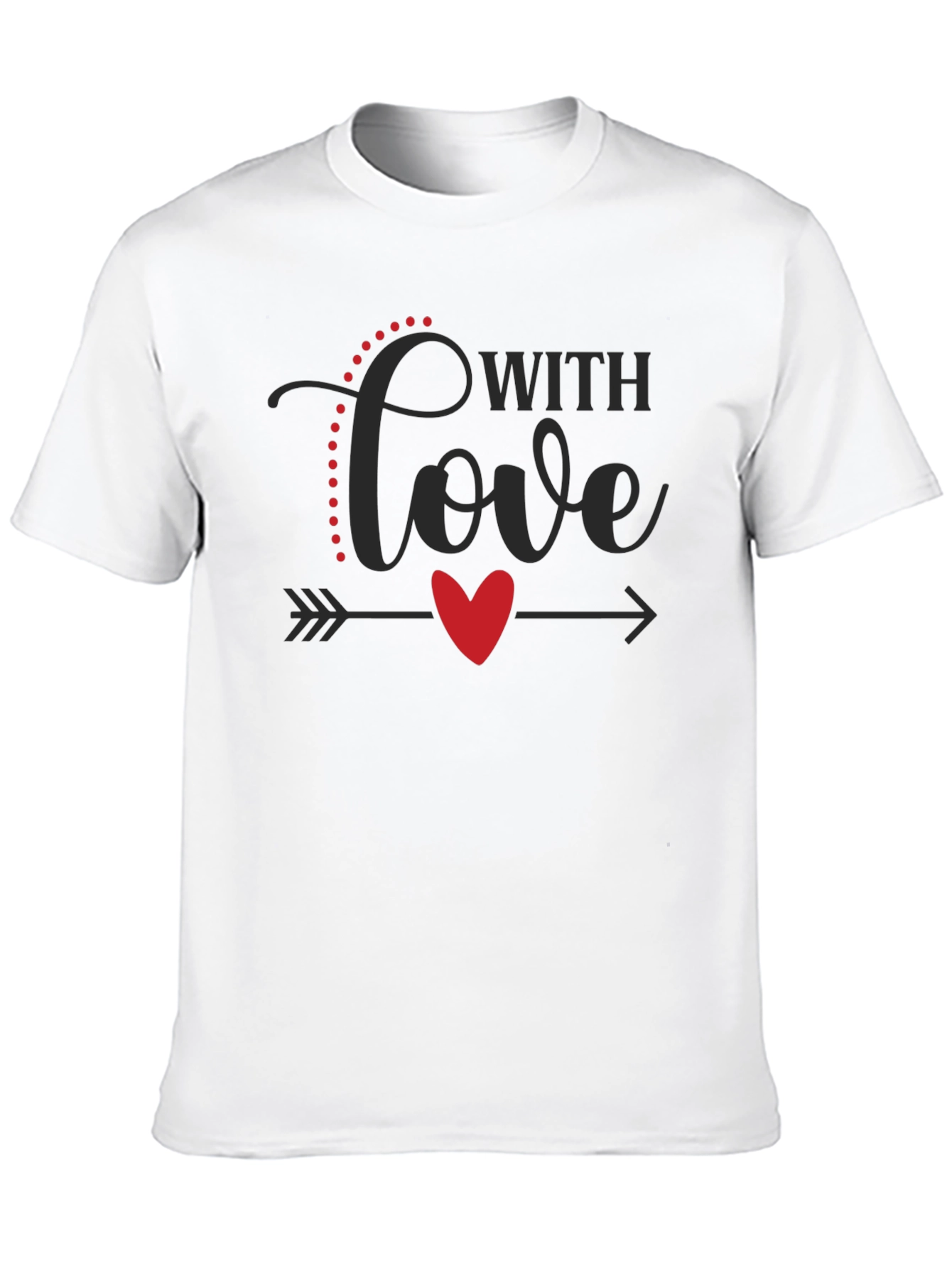 With Love Graphic Tee - Valentines Day Shirt