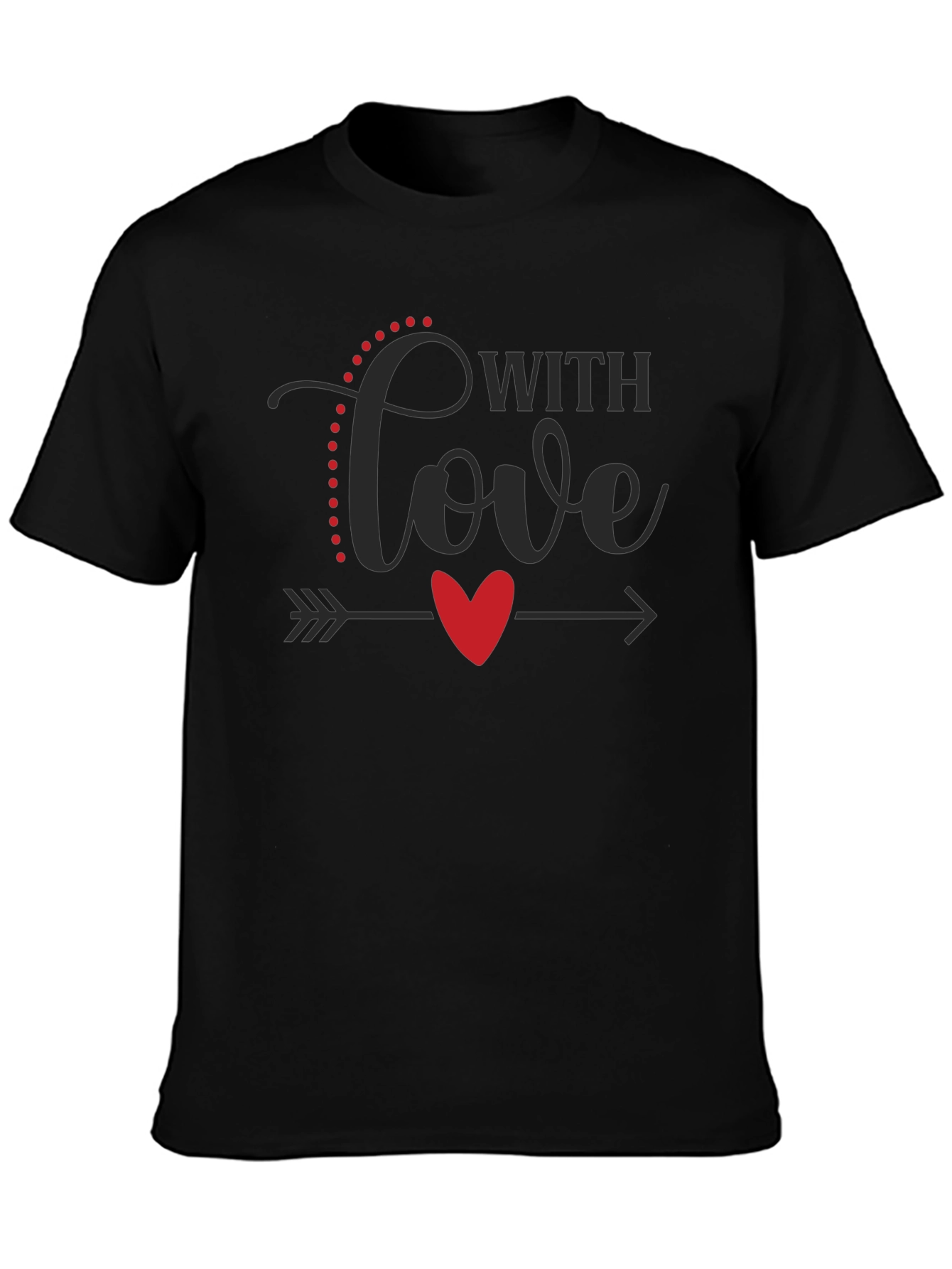 With Love Graphic Tee - Valentines Day Shirt
