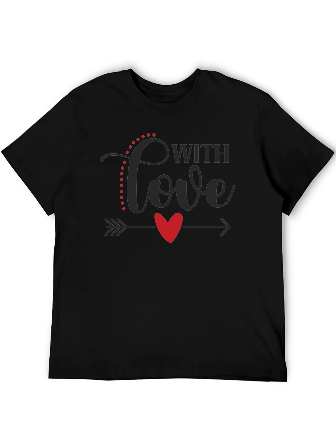 With Love Graphic Tee - Valentines Day Shirt