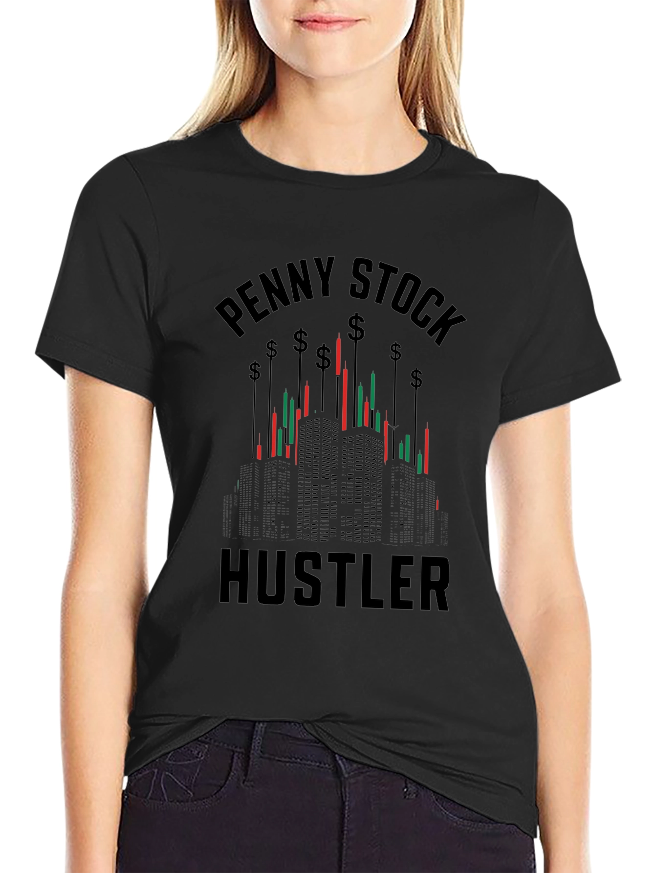 Penny Stock Hustler Graphic T-Shirt