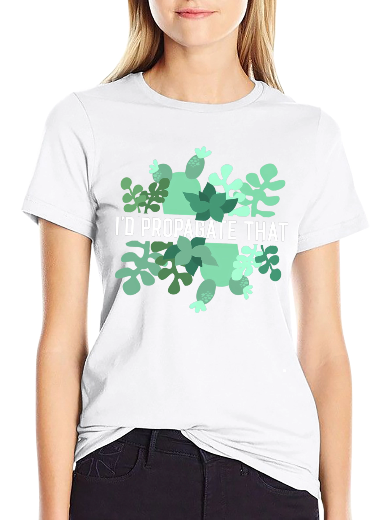Id Propagate That Black Graphic Tee