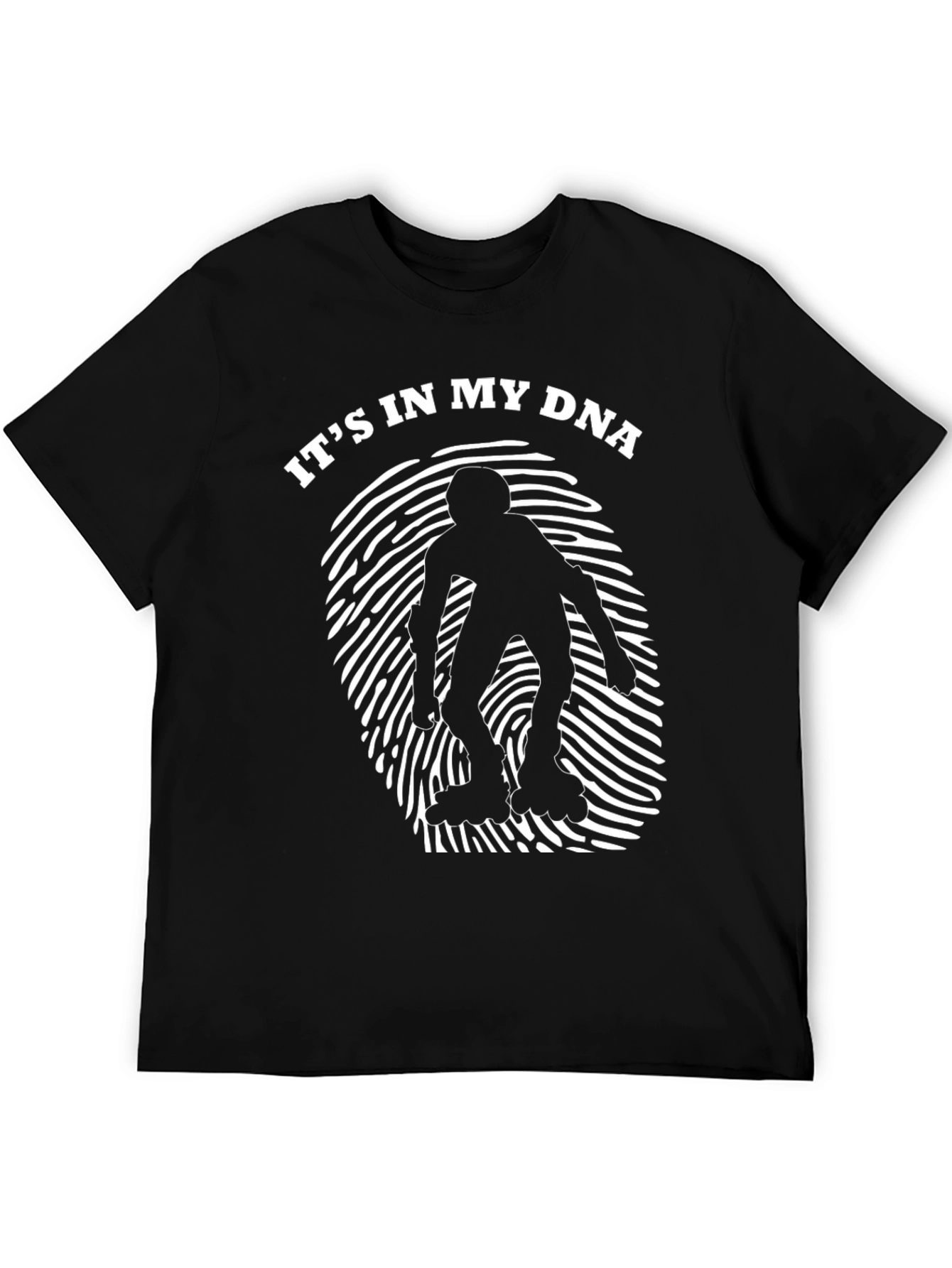 Roller Skating DNA T-Shirt - Black