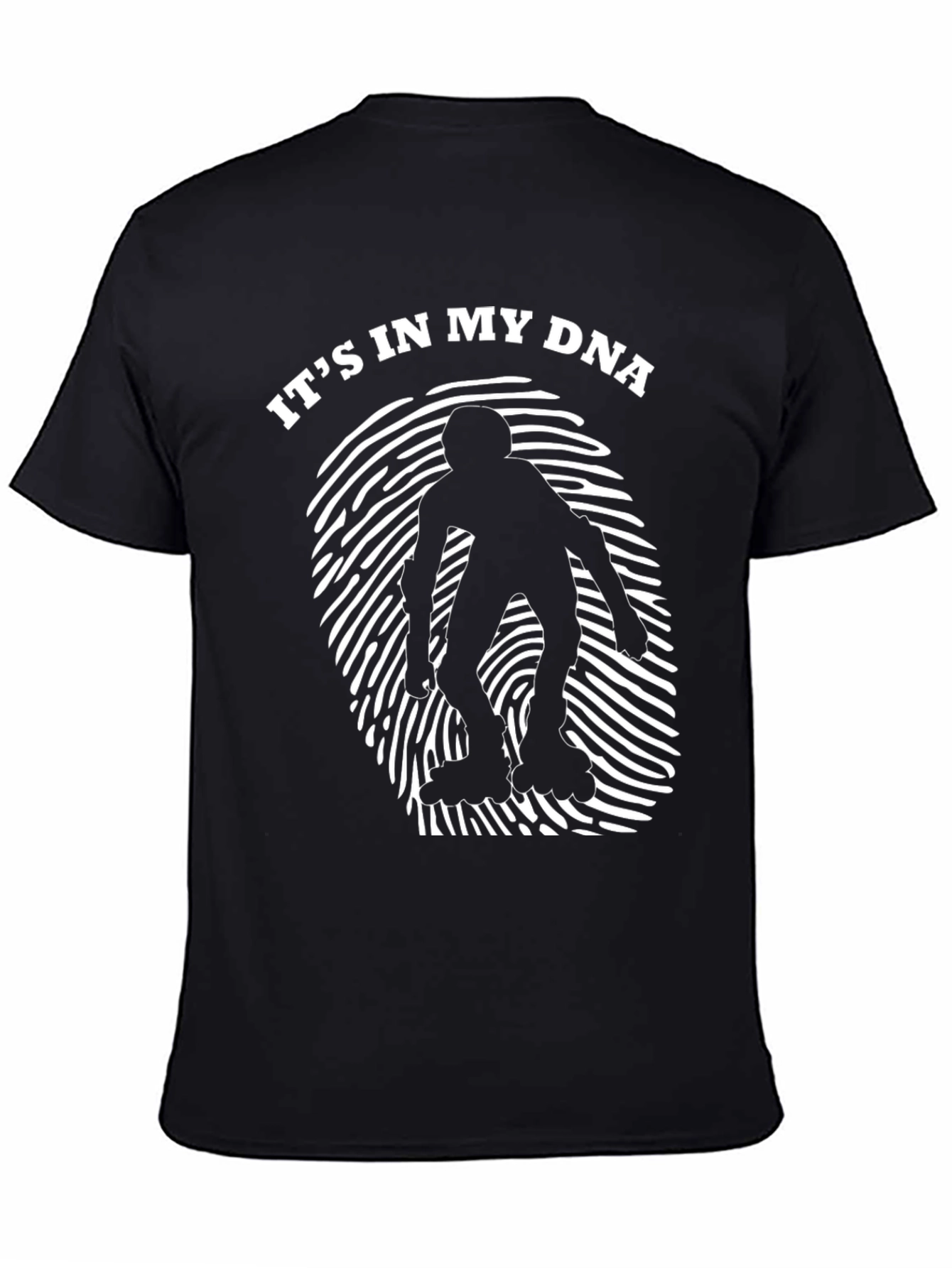 Roller Skating DNA T-Shirt - Black