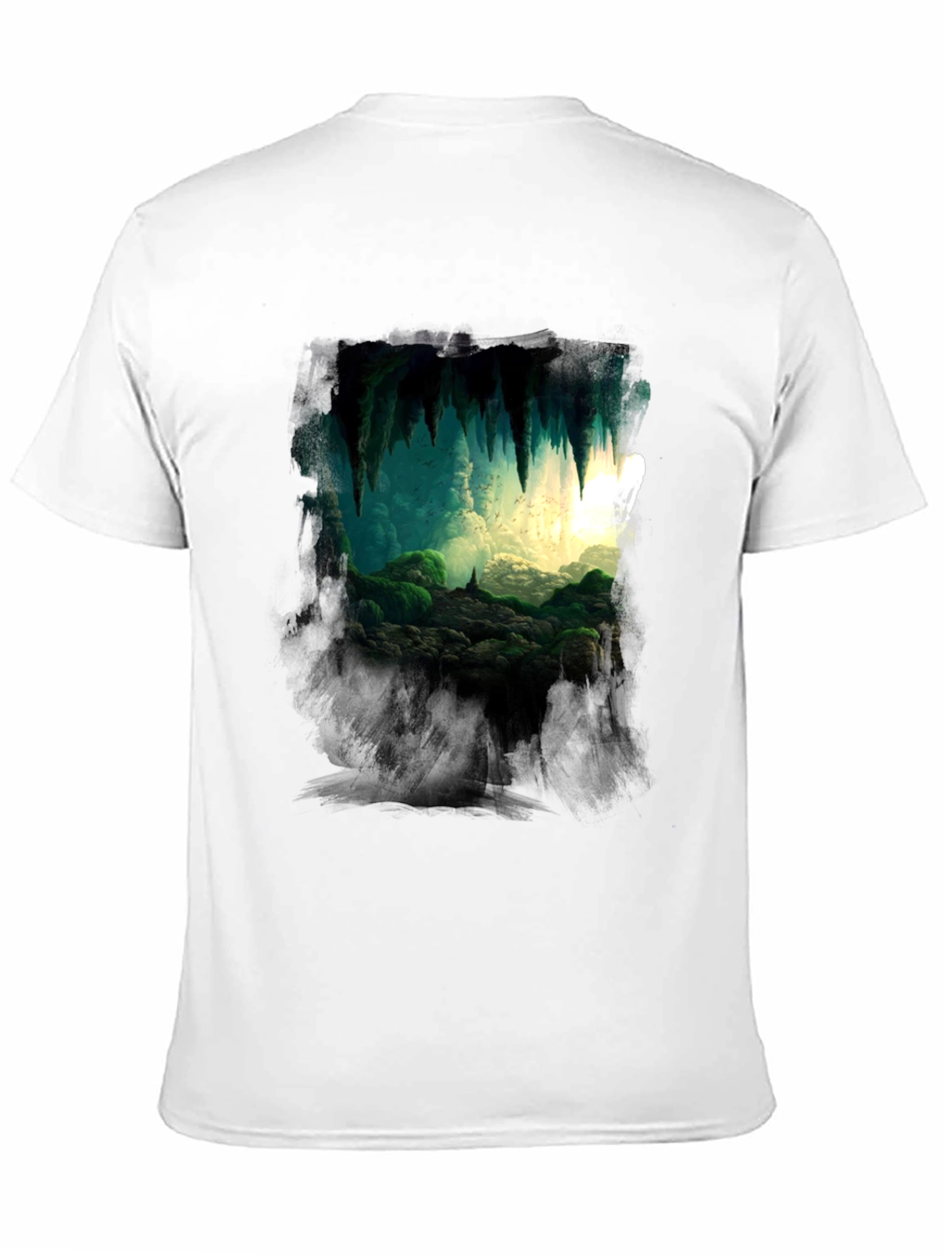 Cave Entrance Graphic Tee - Nature Scene