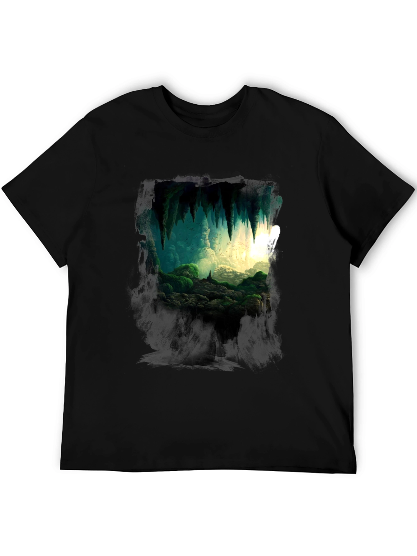 Cave Entrance Graphic Tee - Nature Scene