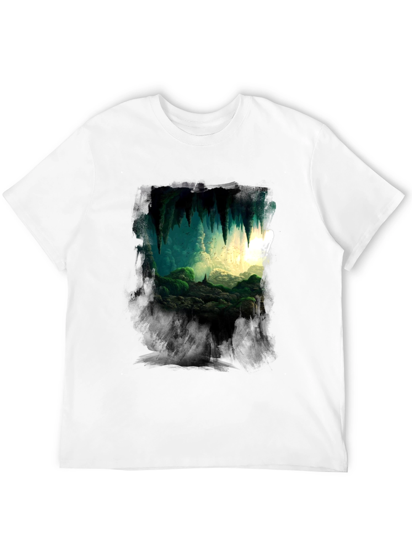 Cave Entrance Graphic Tee - Nature Scene