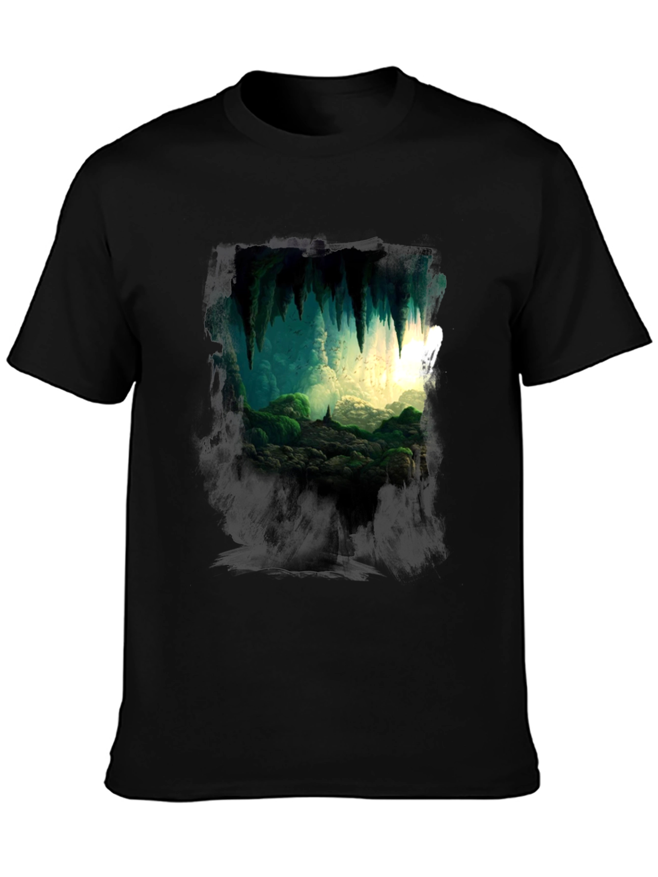 Cave Entrance Graphic Tee - Nature Scene