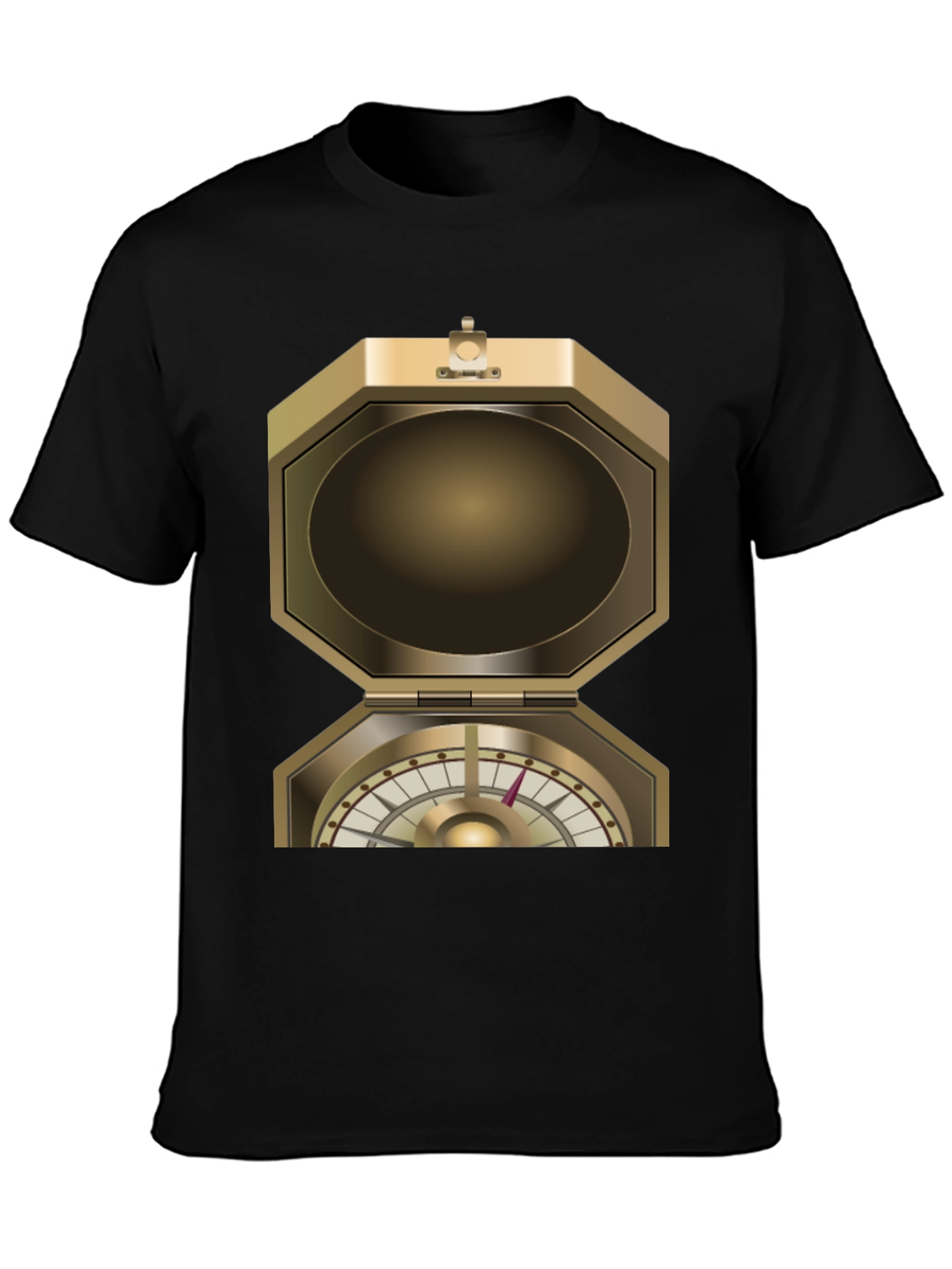 Novelty Compass Graphic T-Shirt
