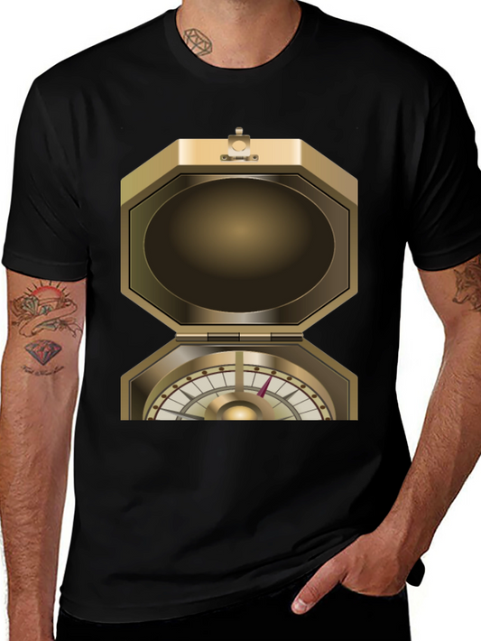 Novelty Compass Graphic T-Shirt