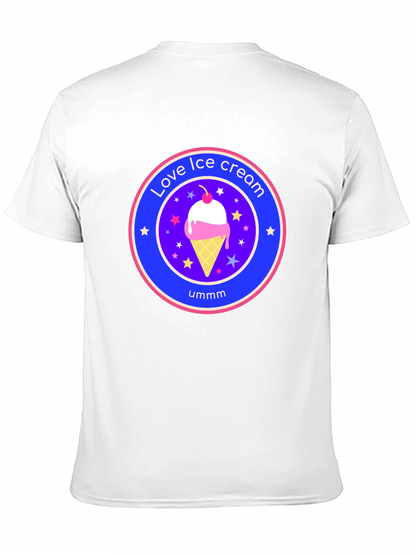 Love Ice Cream Graphic Tee - Novelty T-Shirt
