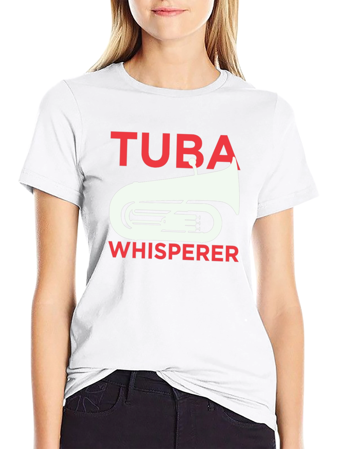 Tuba Whisperer Graphic Tee - Musician T-Shirt