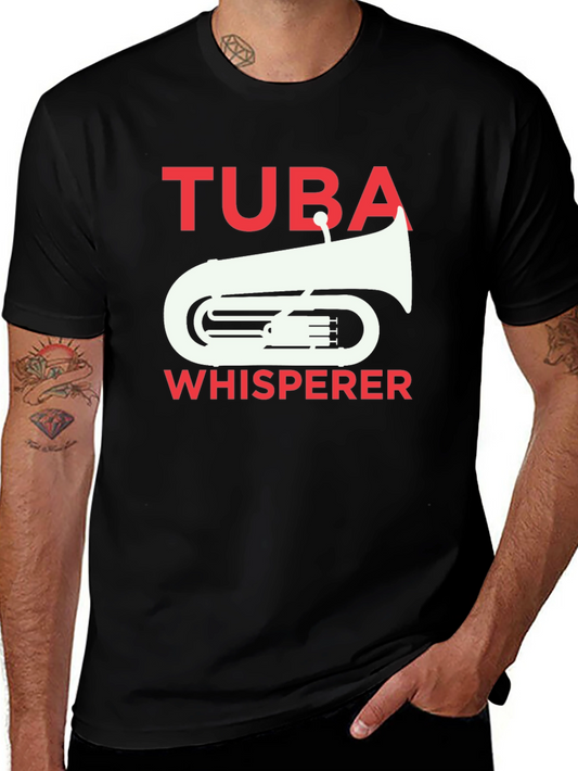 Tuba Whisperer Graphic Tee - Musician T-Shirt