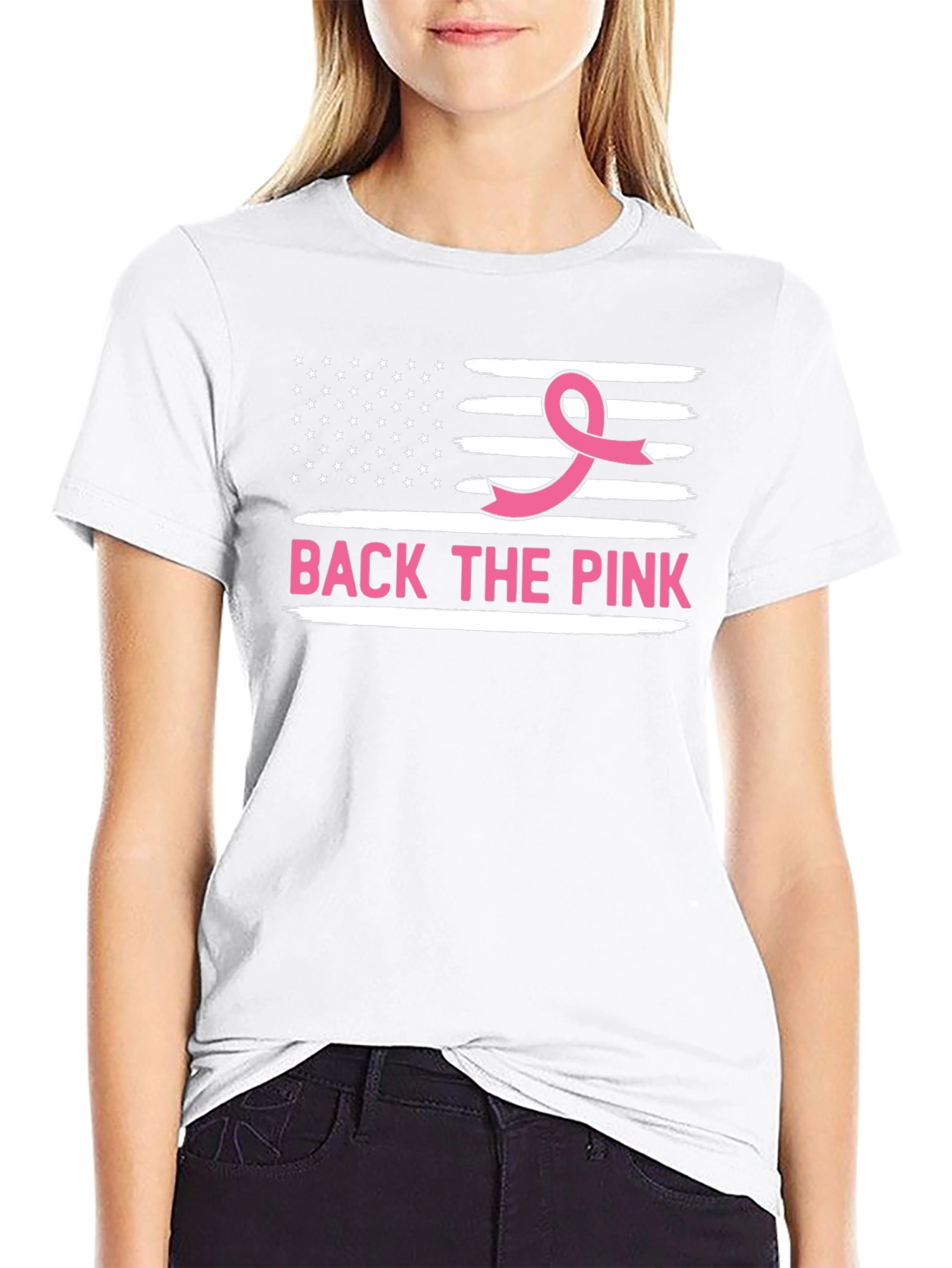 Back the Pink Breast Cancer Awareness T-Shirt