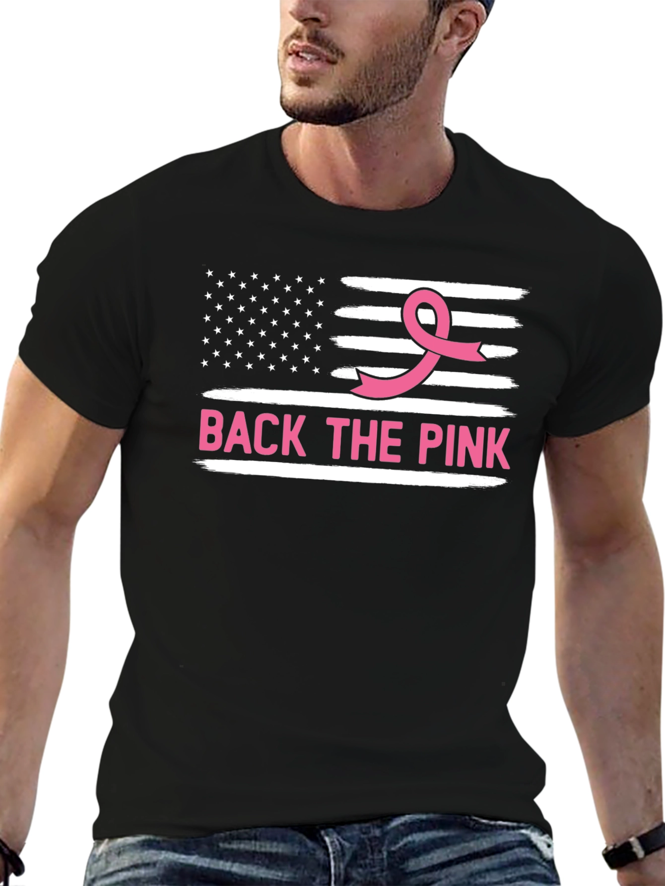 Back the Pink Breast Cancer Awareness T-Shirt
