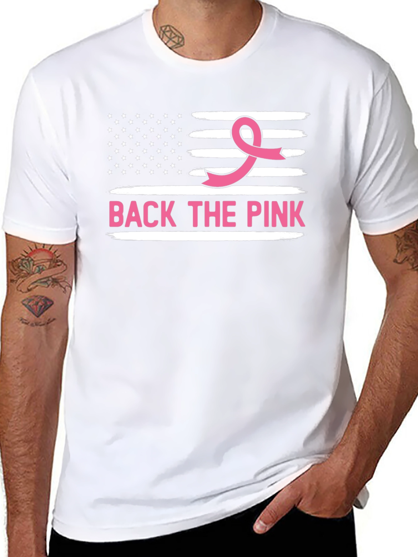 Back the Pink Breast Cancer Awareness T-Shirt