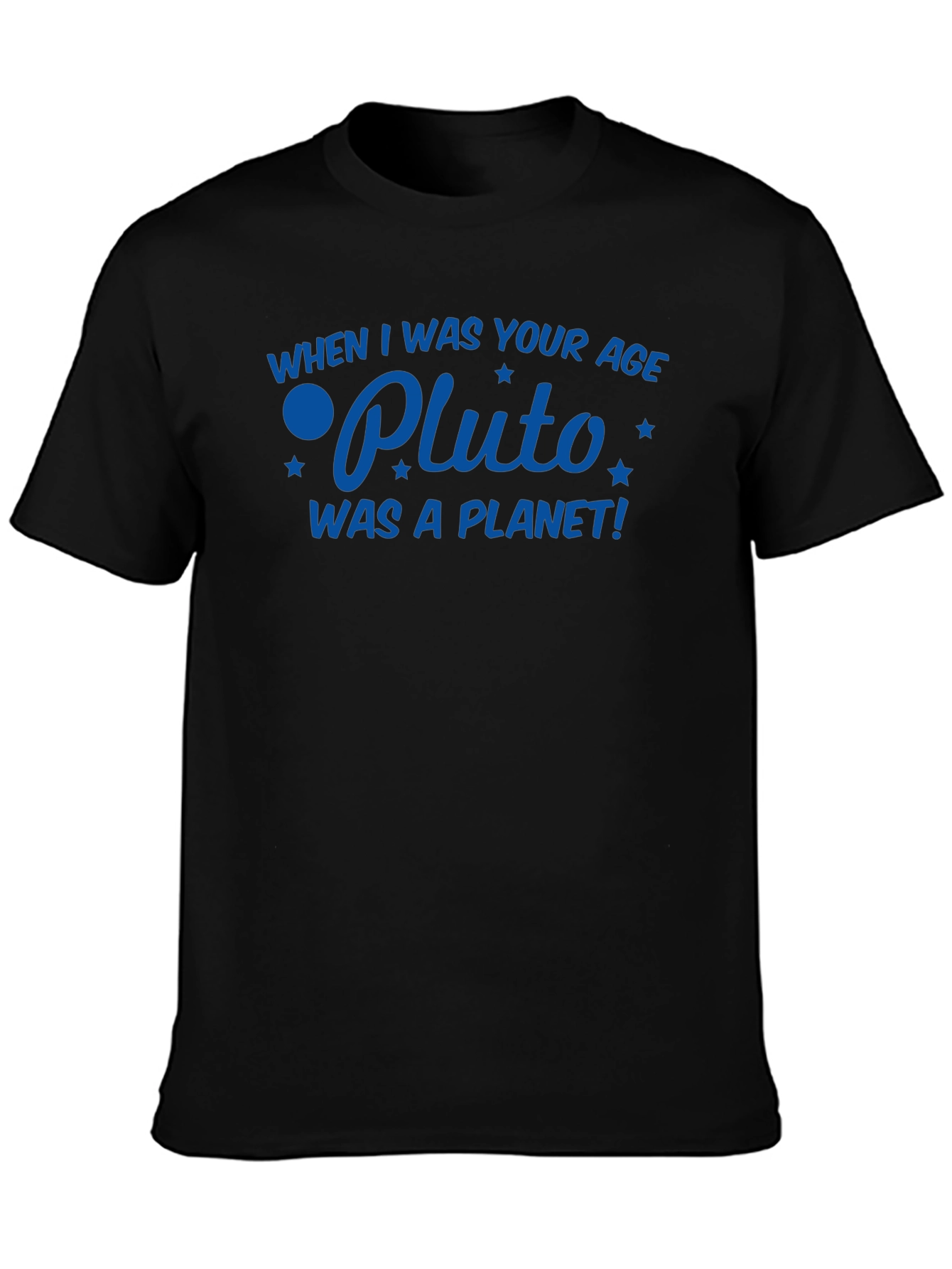 Pluto Was a Planet T-Shirt Nostalgic Astronomy Tee