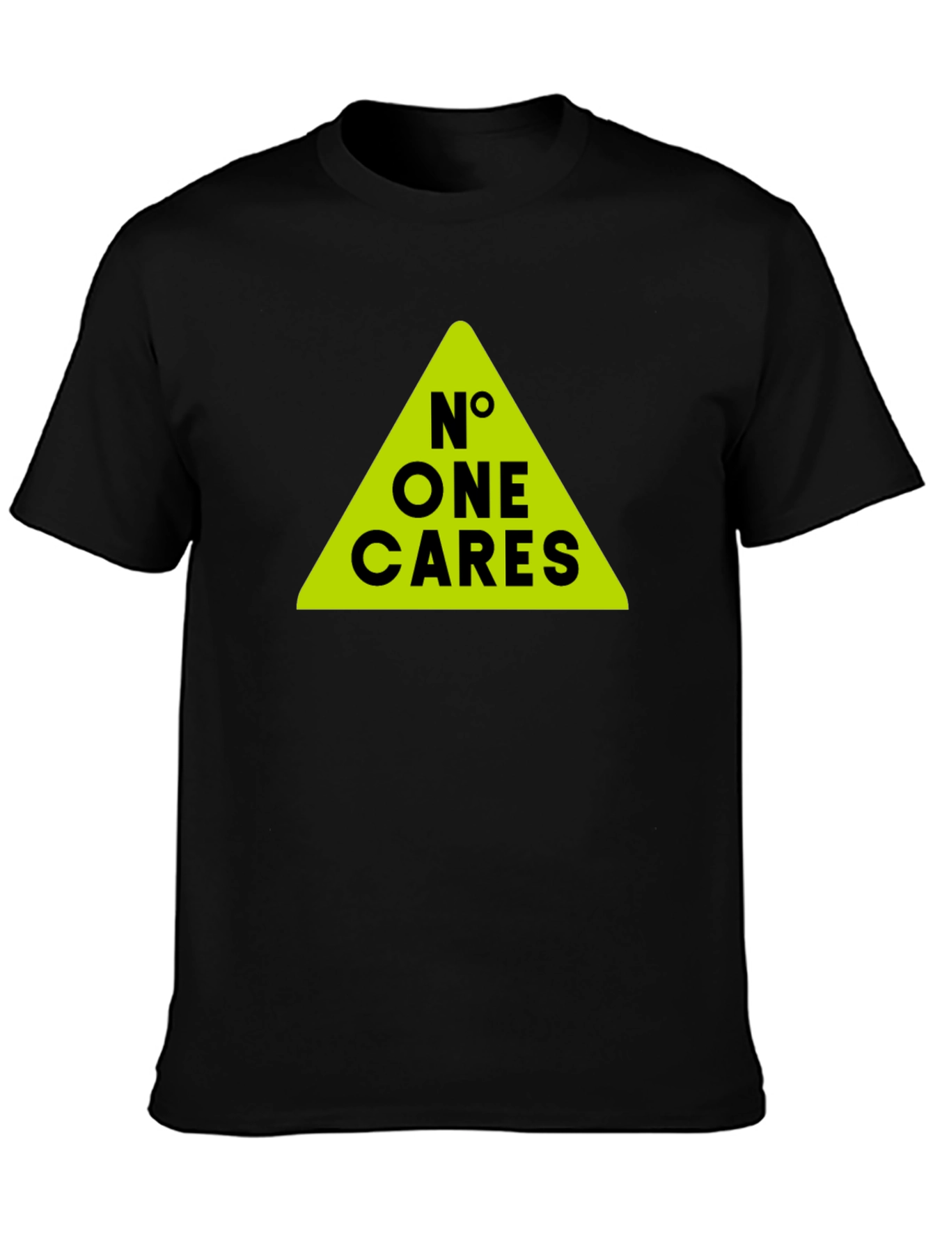 No One Cares T-Shirt - Bold Graphic Tee