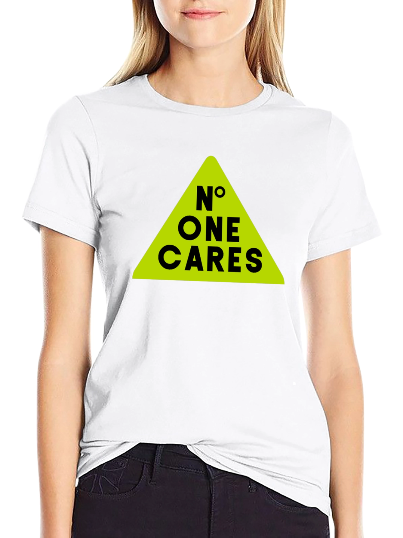 No One Cares T-Shirt - Bold Graphic Tee