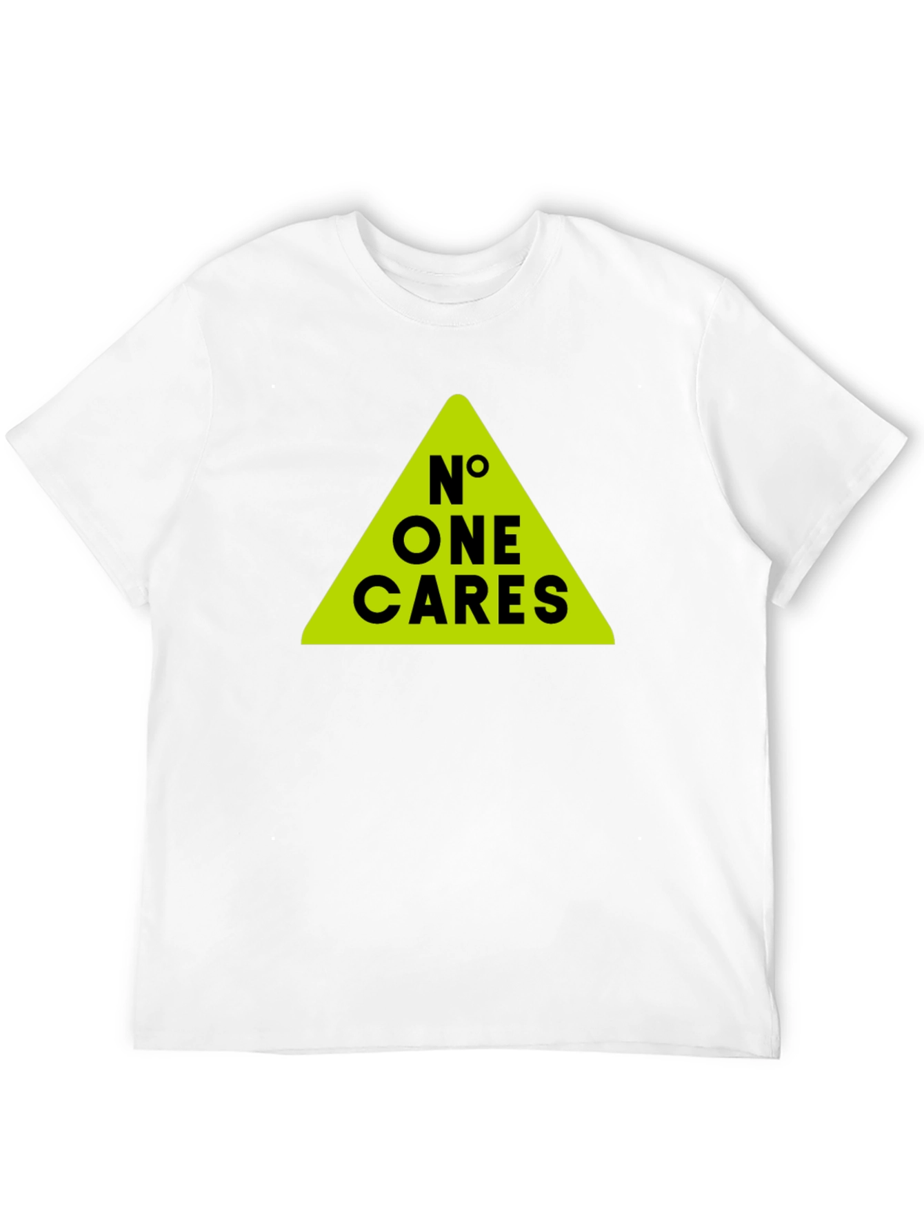 No One Cares T-Shirt - Bold Graphic Tee